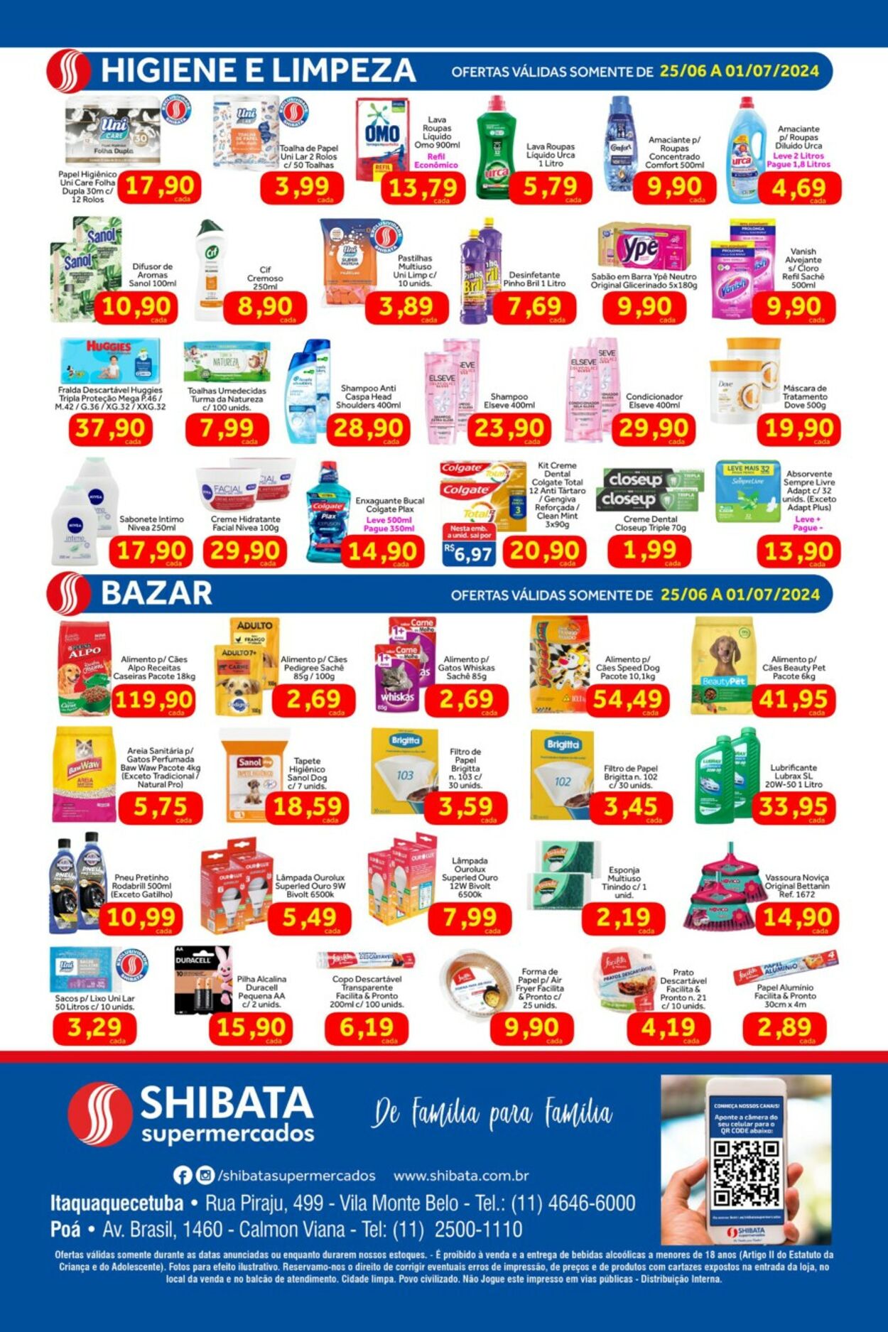 Folheto Shibata Supermercados 06.01.2024 - 07.12.2024