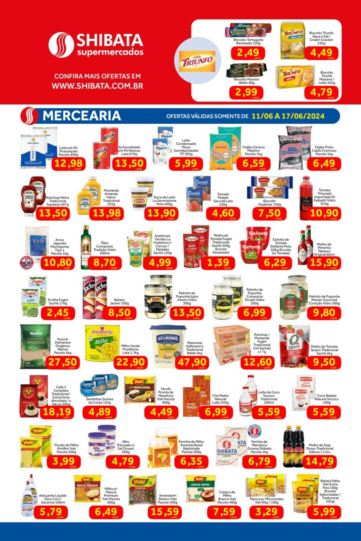 Folheto Shibata Supermercados 11.06.2024 - 17.06.2024