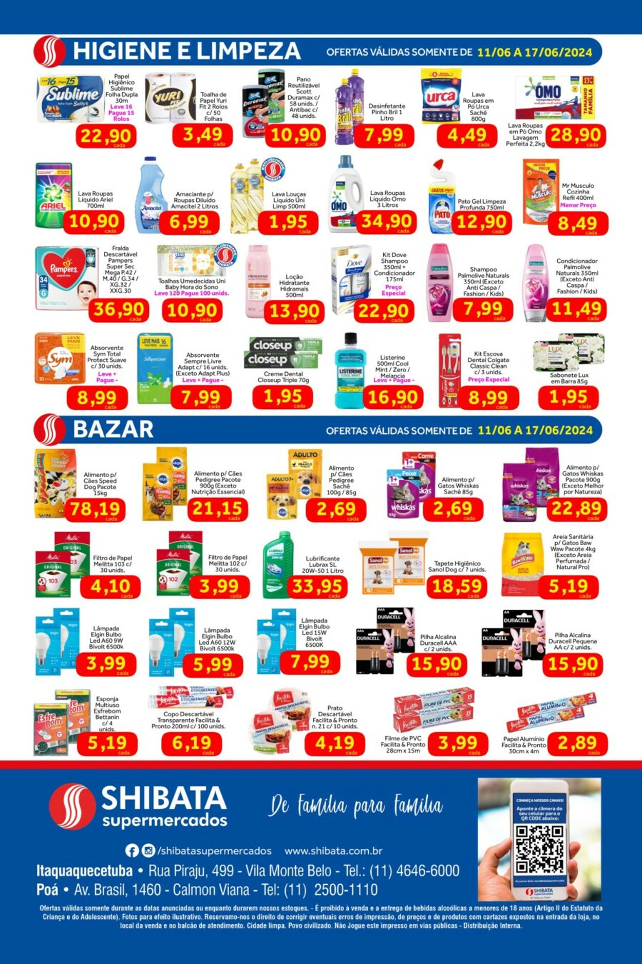 Folheto Shibata Supermercados 11.06.2024 - 17.06.2024