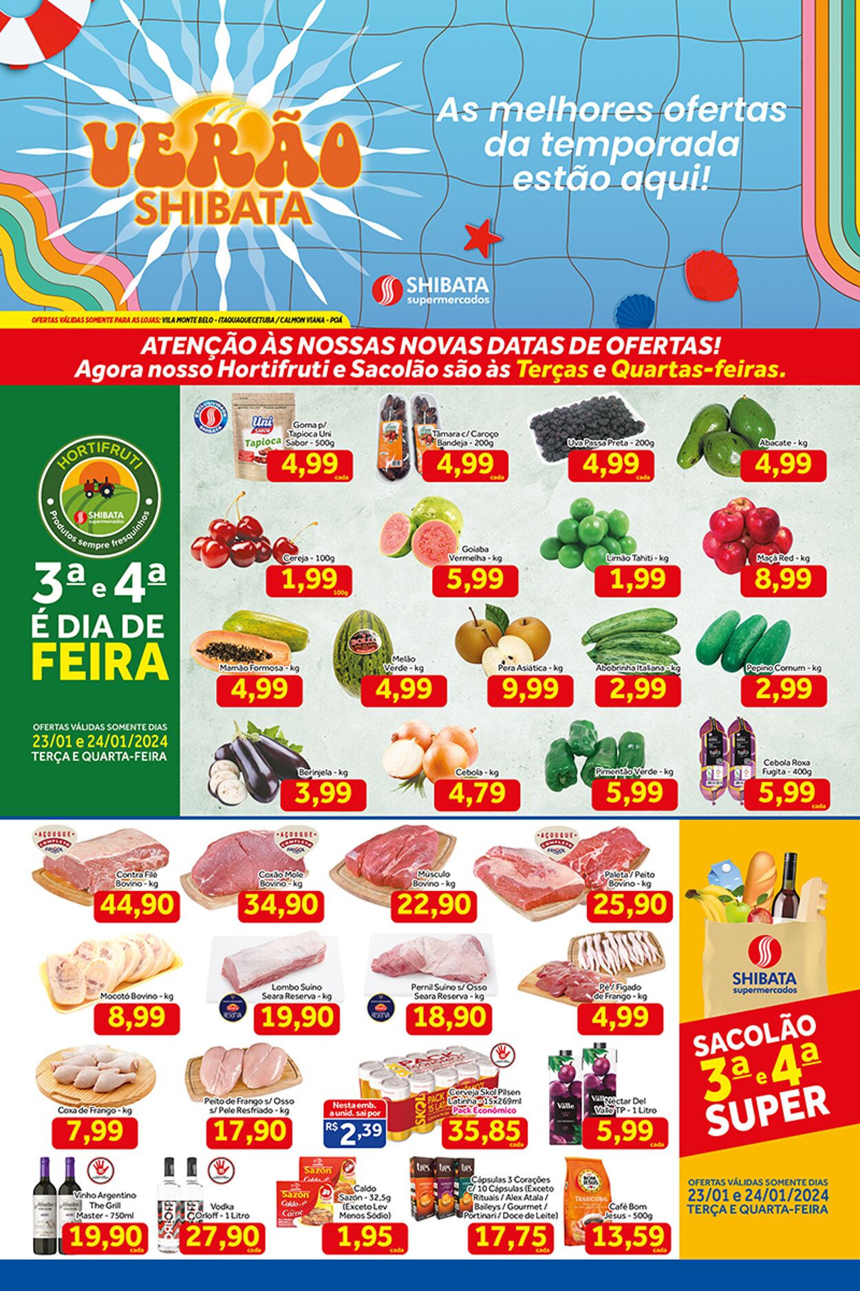 Folheto Shibata Supermercados 23.01.2024 - 29.01.2024
