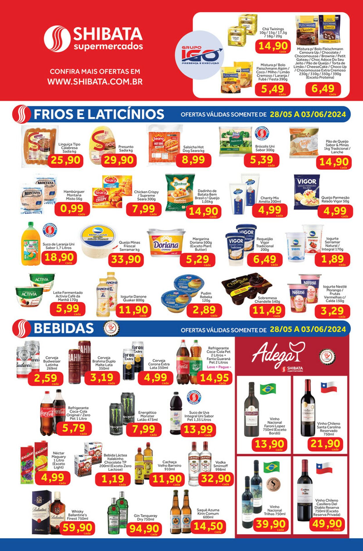 Folheto Shibata Supermercados 05.03.2024 - 06.12.2024