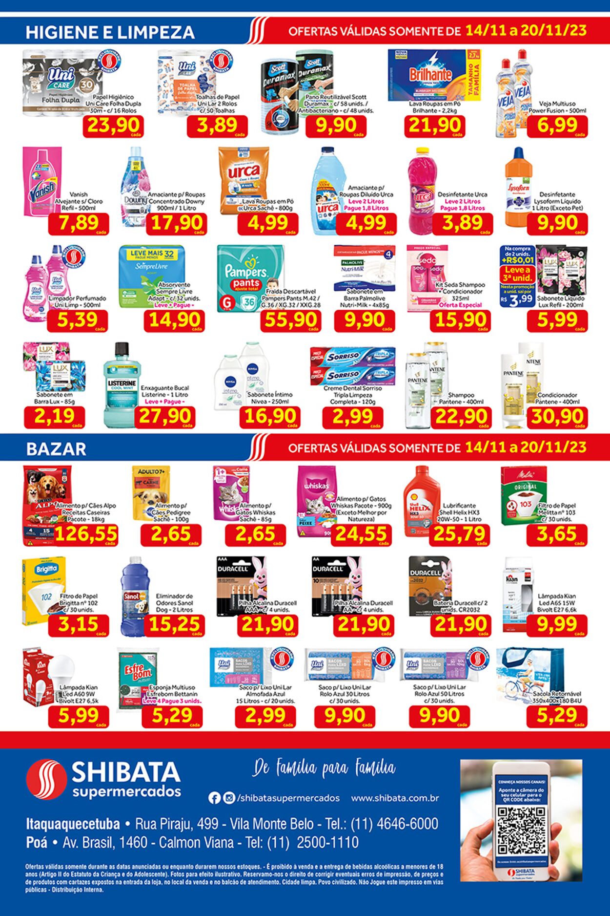 Folheto Shibata Supermercados 14.11.2023 - 20.11.2023