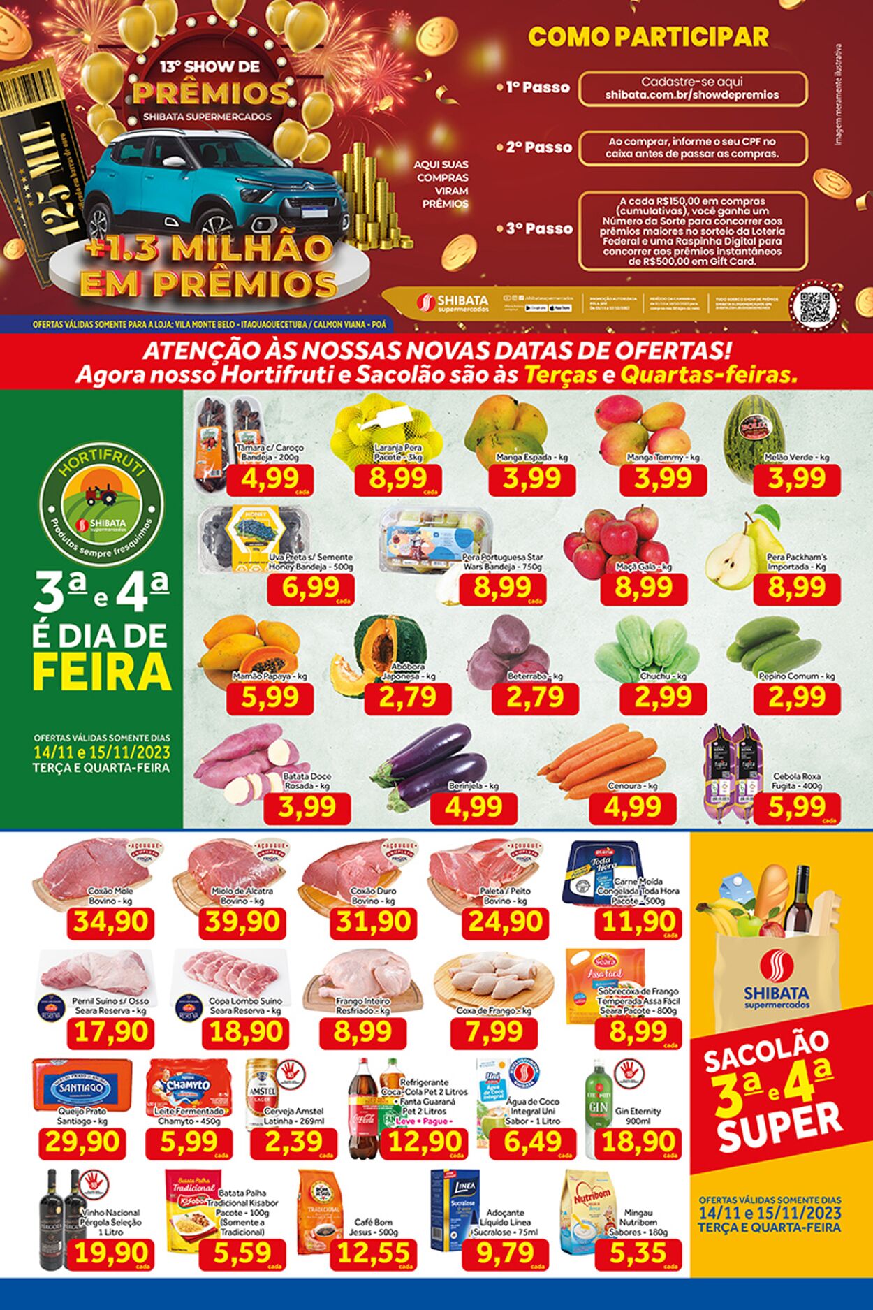 Folheto Shibata Supermercados 14.11.2023 - 20.11.2023