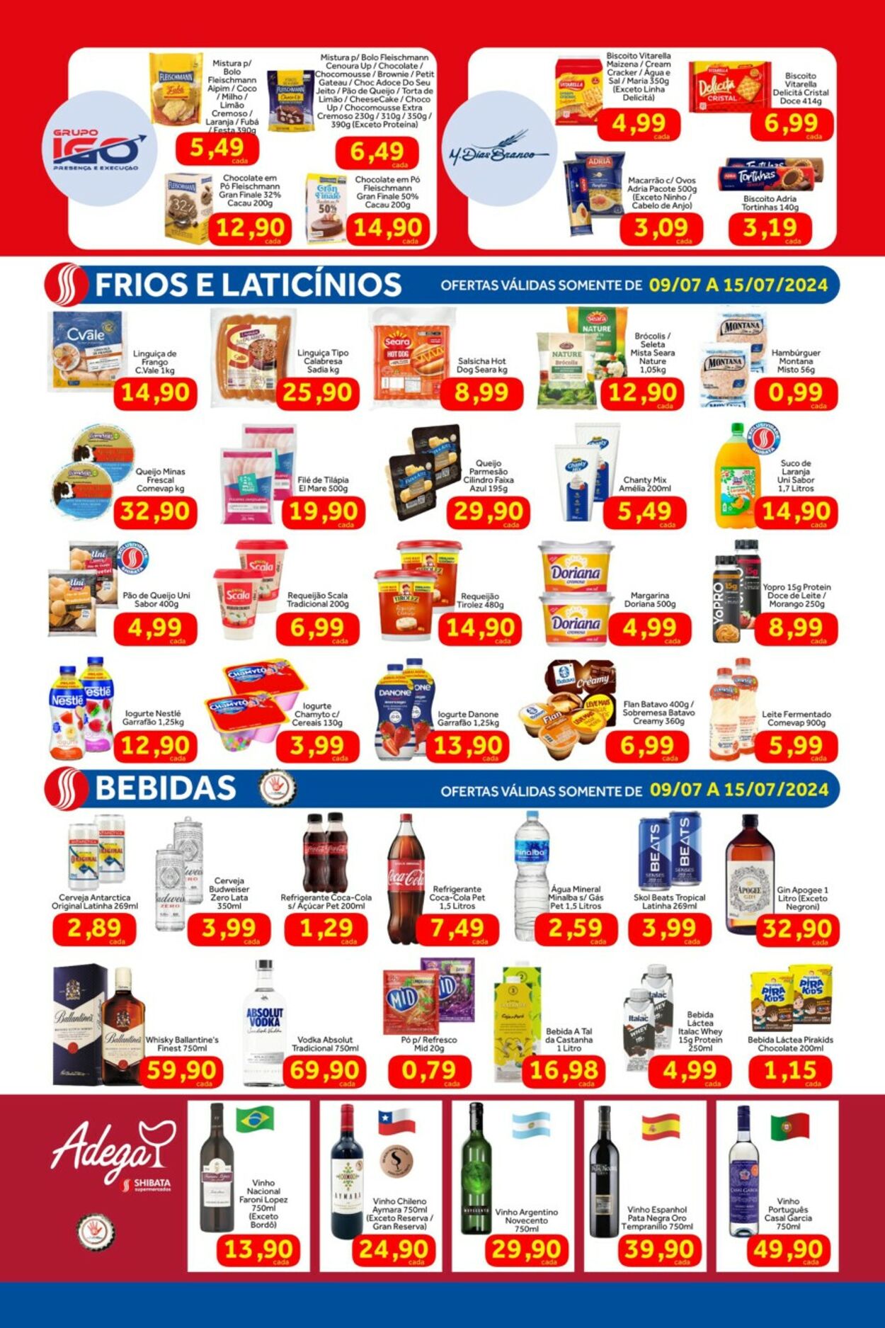 Folheto Shibata Supermercados 09.07.2024 - 15.07.2024