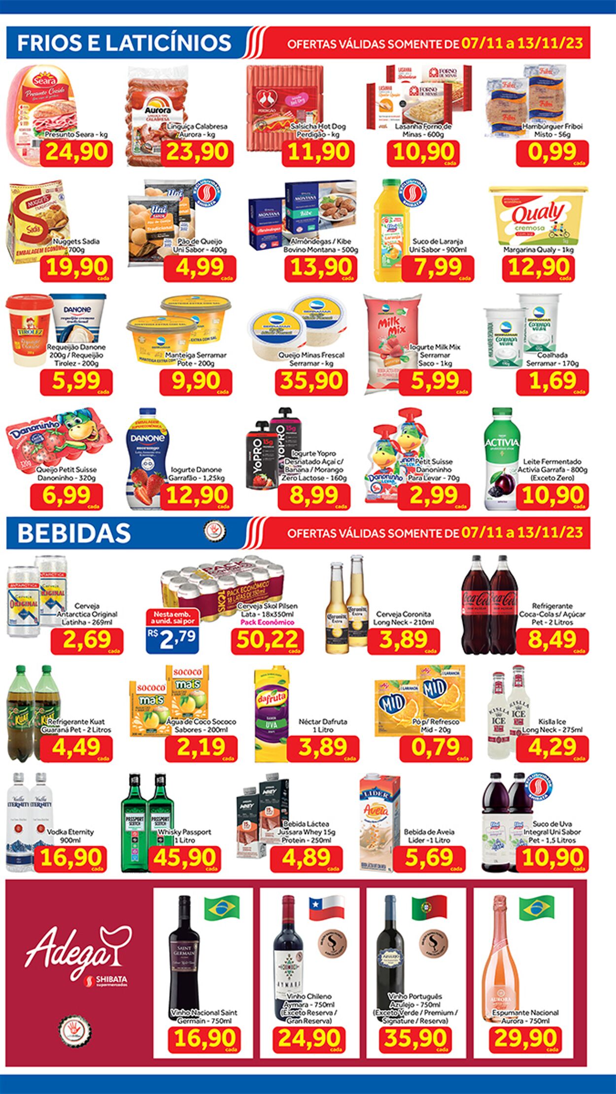 Folheto Shibata Supermercados 07.11.2023 - 13.11.2023