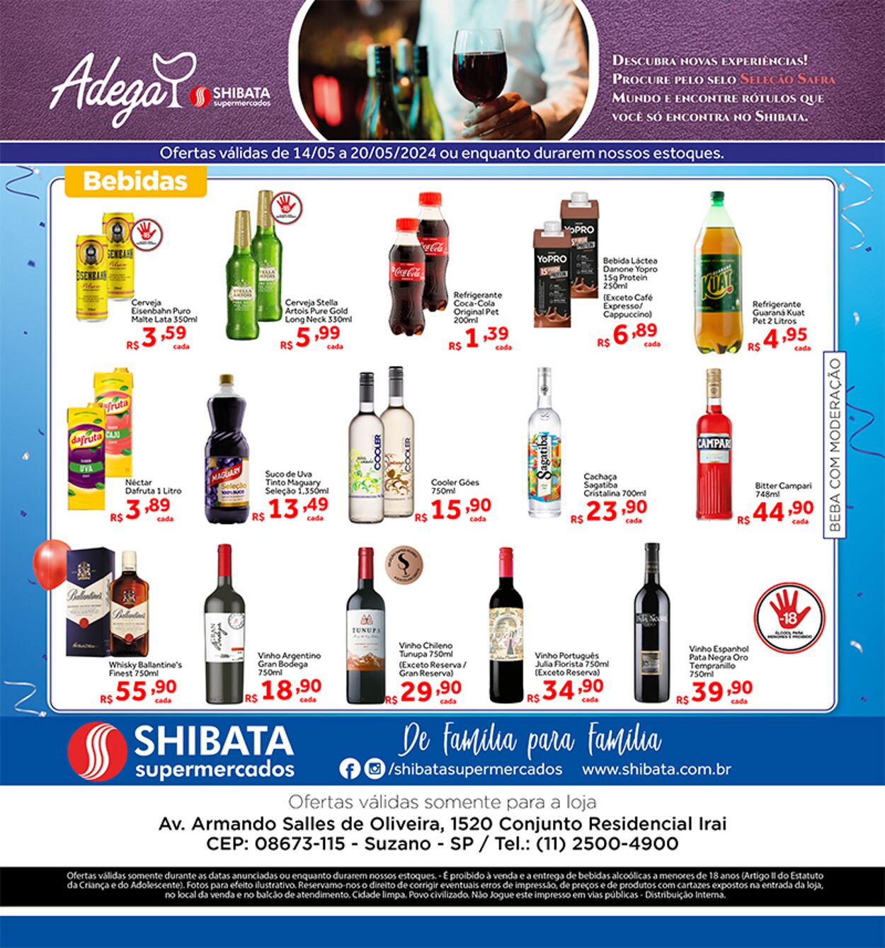 Folheto Shibata Supermercados 14.05.2024 - 20.05.2024