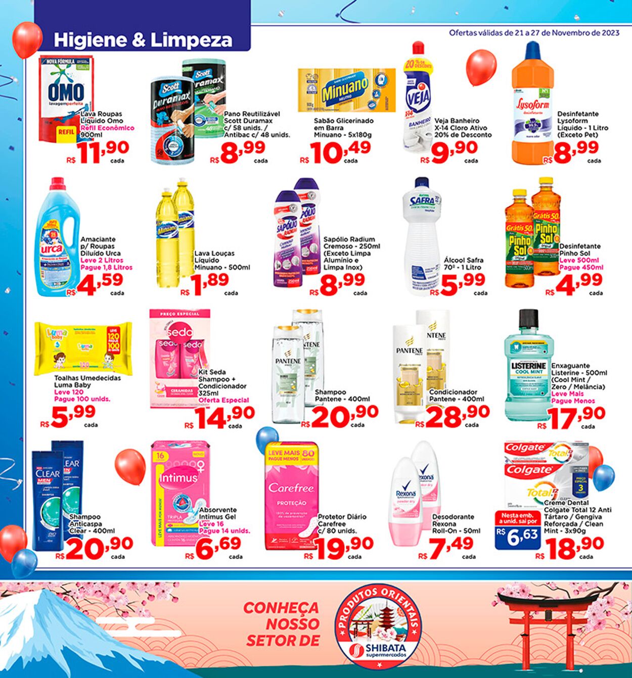 Folheto Shibata Supermercados 21.11.2023 - 27.11.2023