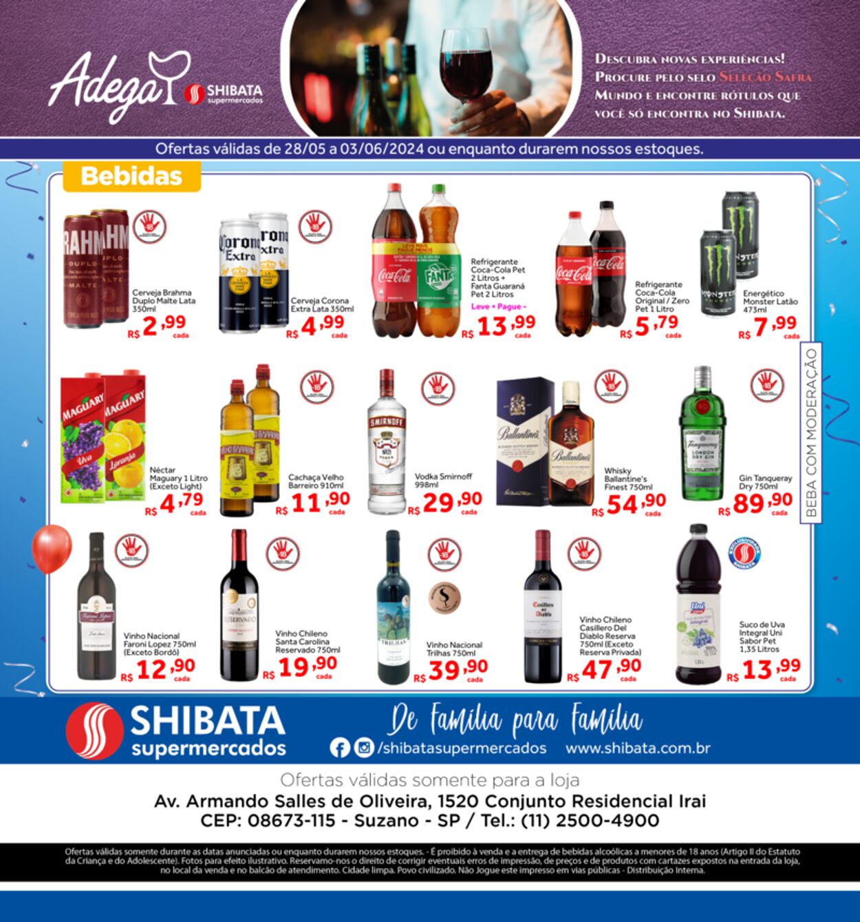 Folheto Shibata Supermercados 05.03.2024 - 06.12.2024