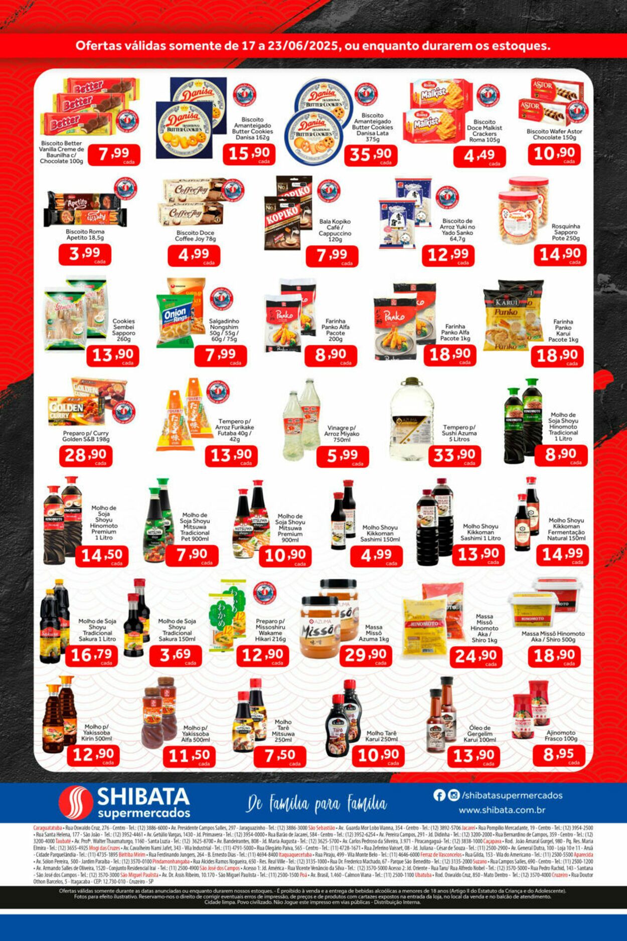 Folheto Shibata Supermercados 17.06.2025 - 23.06.2025