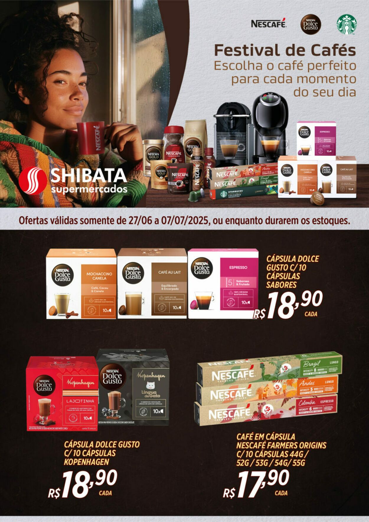 Folheto Shibata Supermercados 27.06.2025 - 07.07.2025