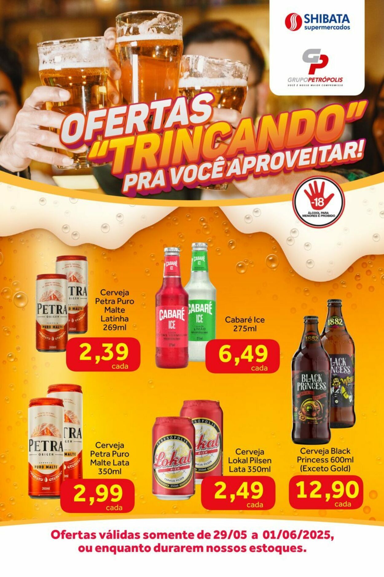 Folheto Shibata Supermercados 29.05.2025 - 01.06.2025