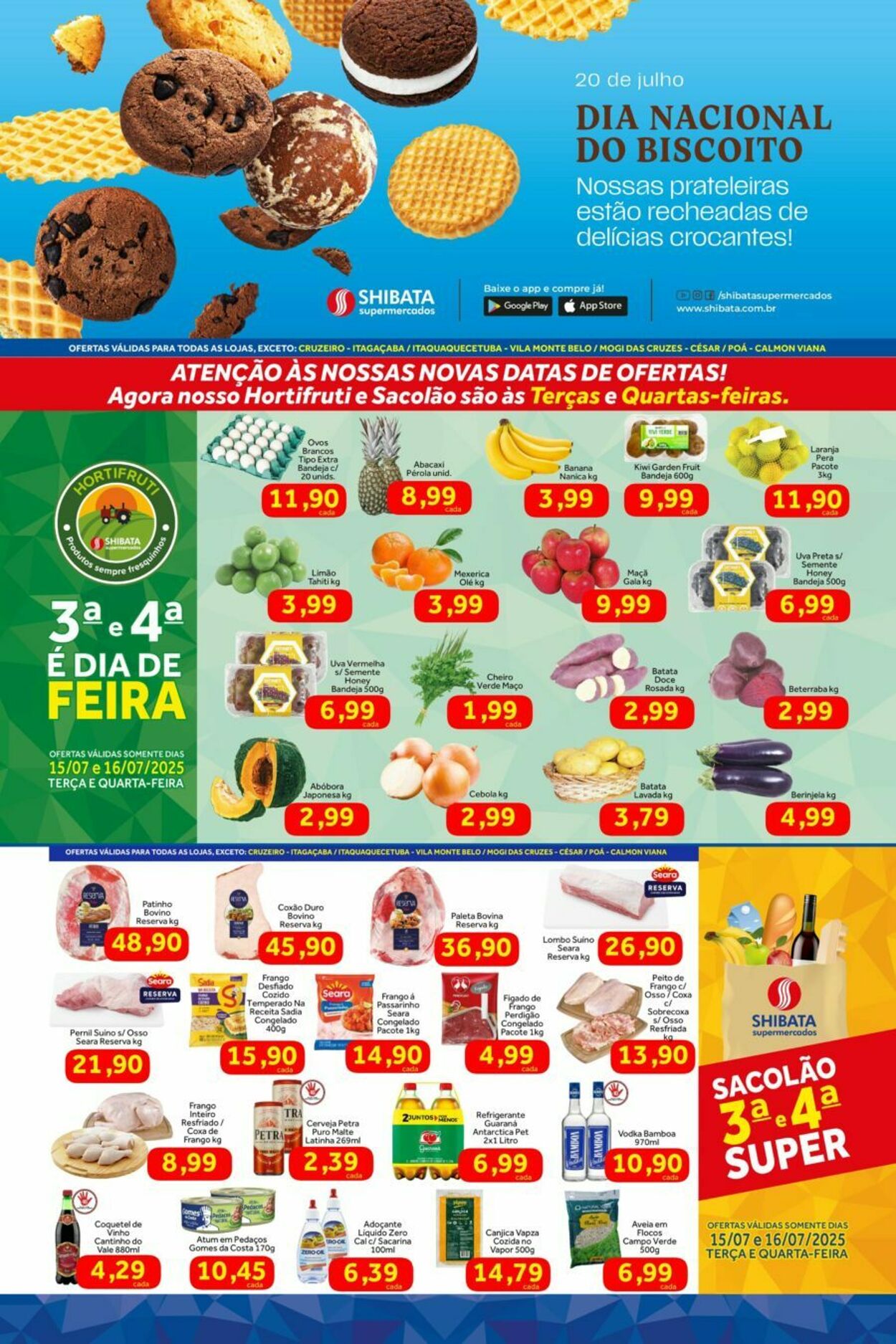 Folheto Shibata Supermercados 15.07.2025 - 21.07.2025