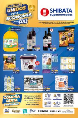 Folheto Shibata Supermercados 01.09.2023 - 17.09.2023