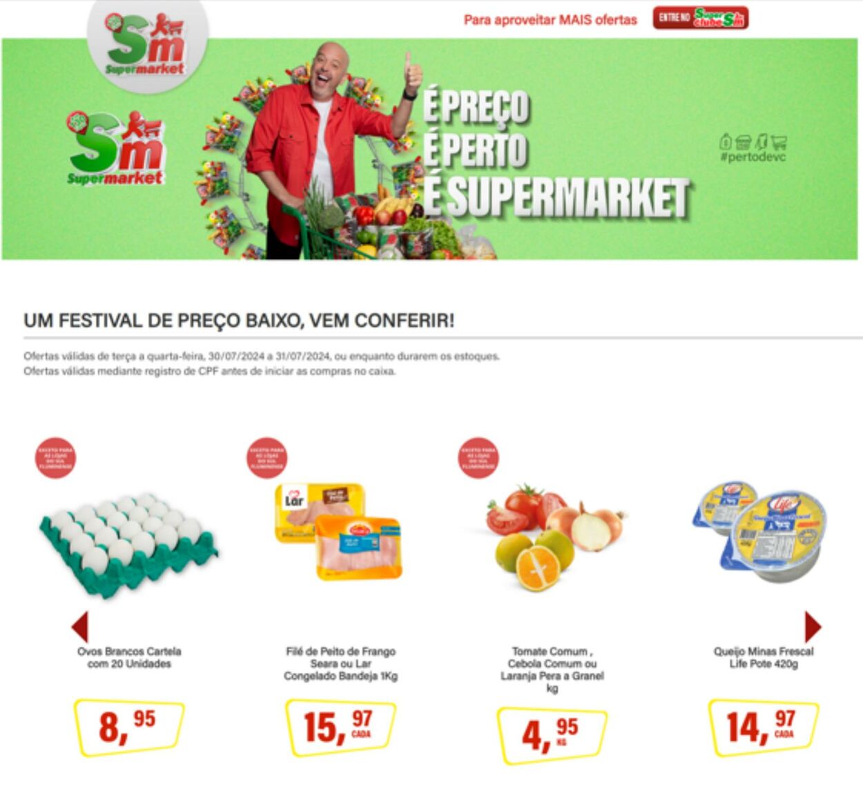 SM Supermarket Folhetos promocionais