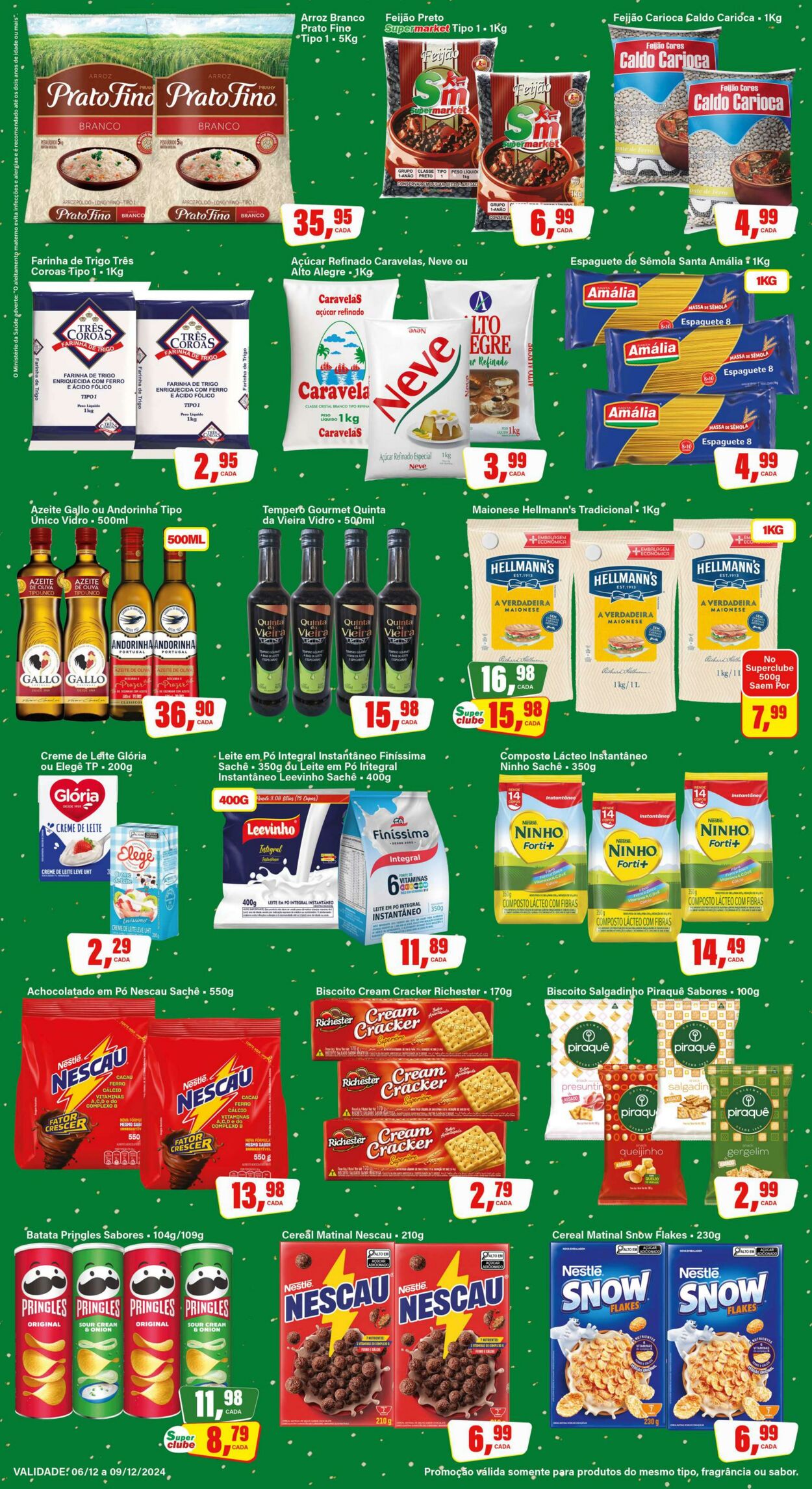 Folheto SM Supermarket 06.12.2024 - 15.12.2024