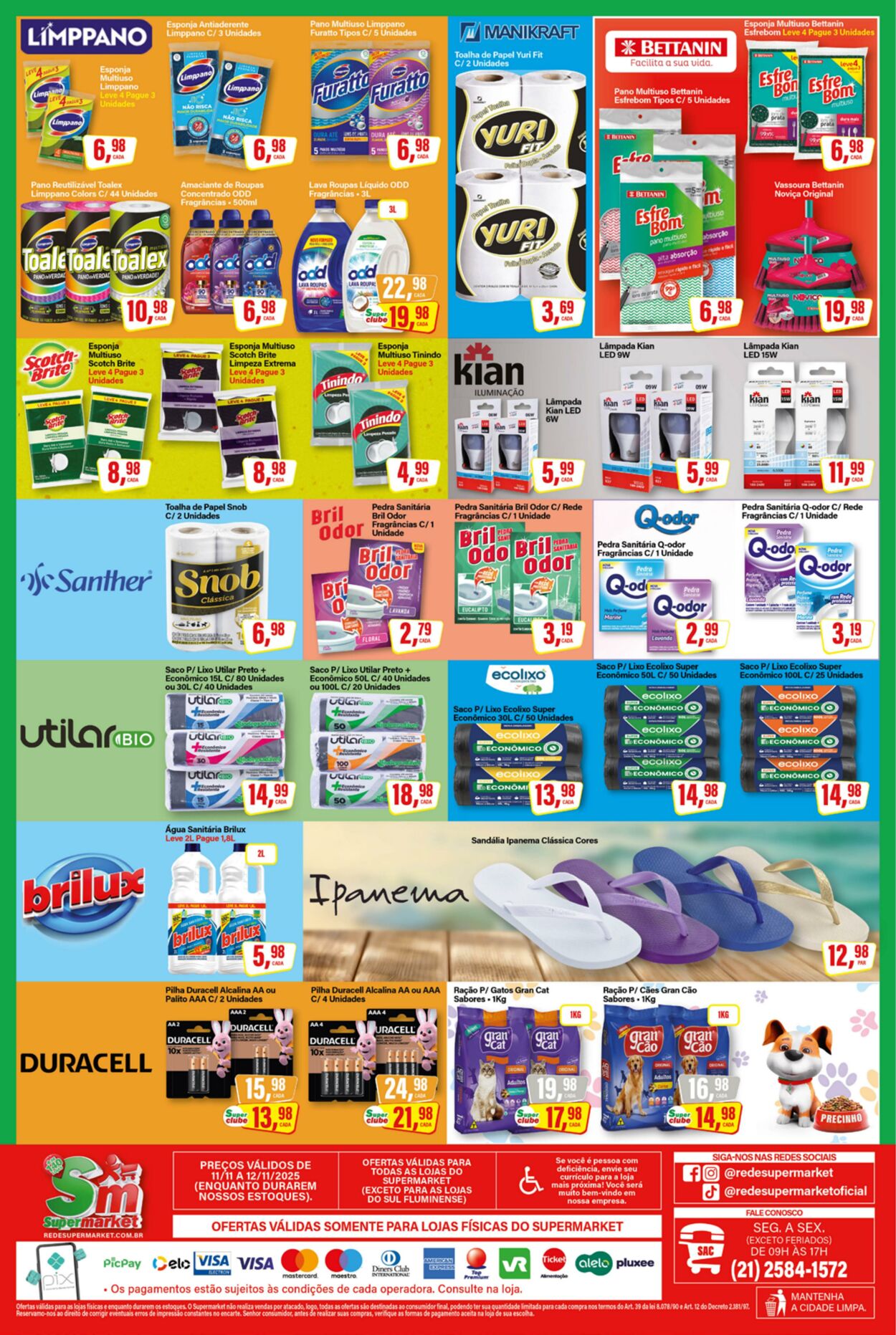 Folheto SM Supermarket 12.11.2025 - 26.11.2025