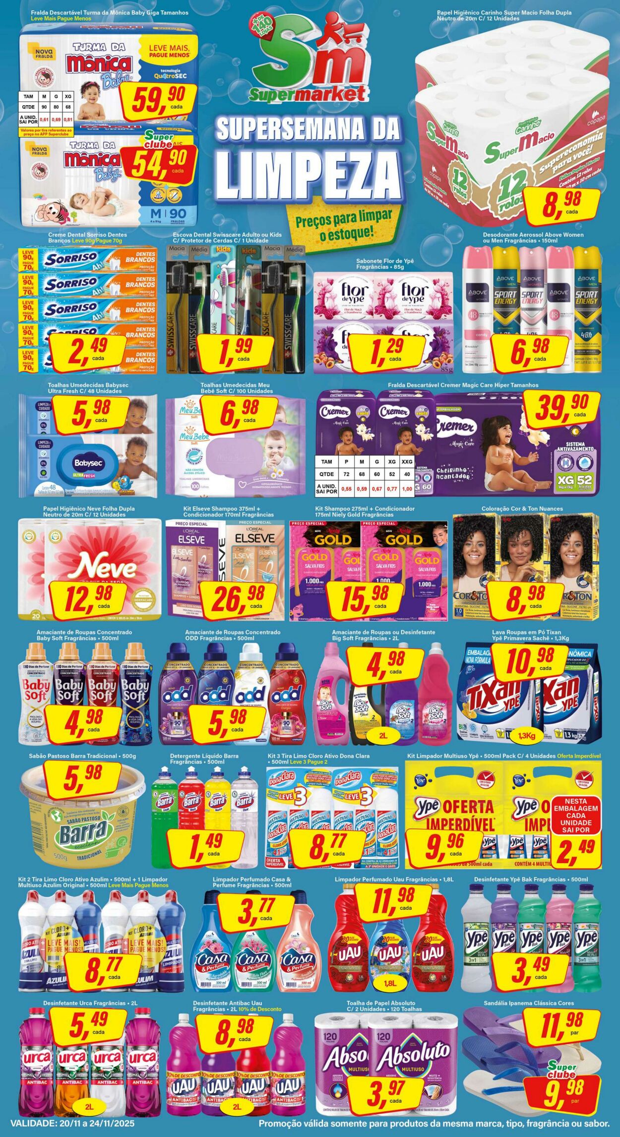 Folheto SM Supermarket 21.11.2025 - 05.12.2025