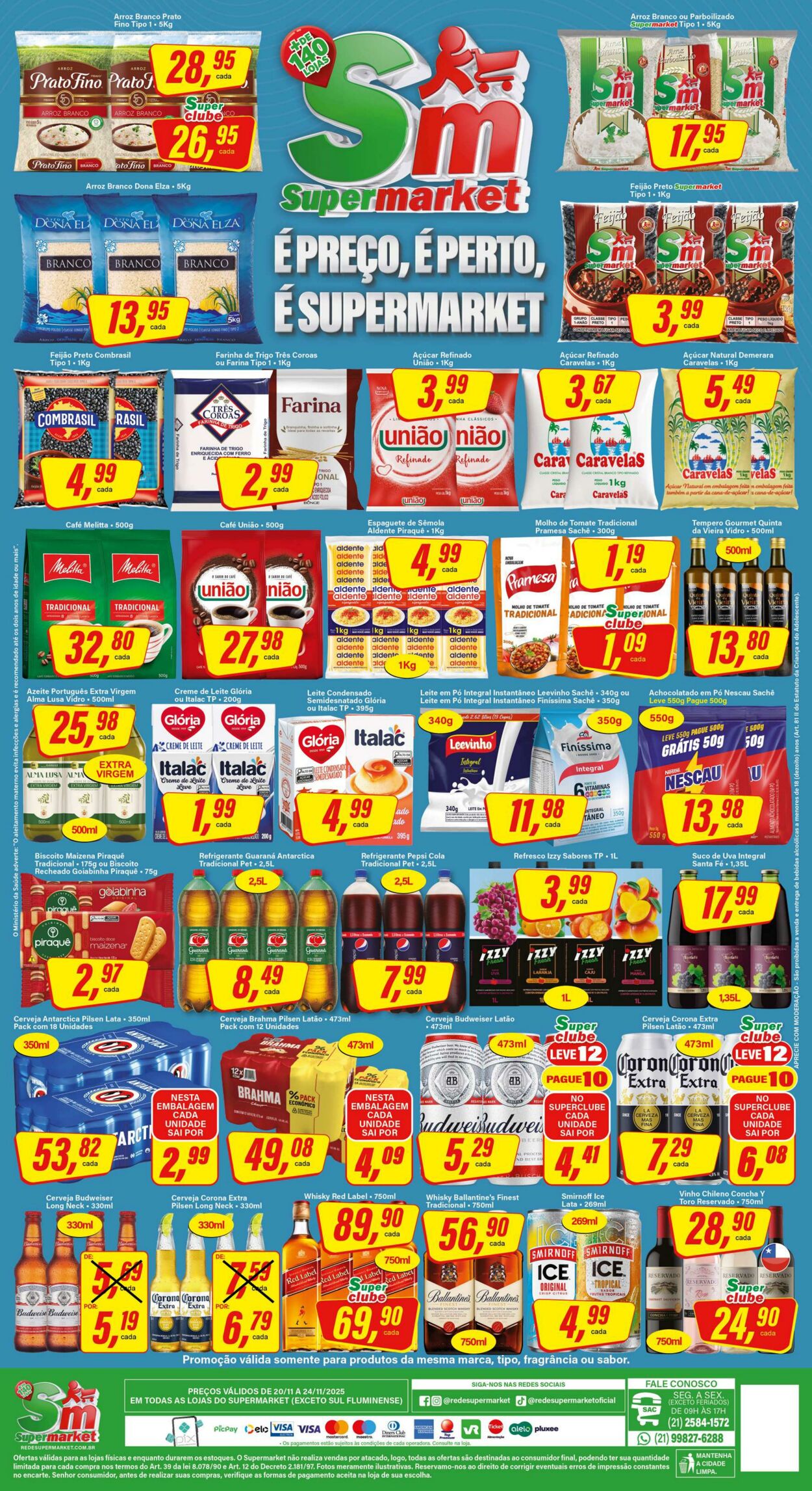 Folheto SM Supermarket 21.11.2025 - 05.12.2025