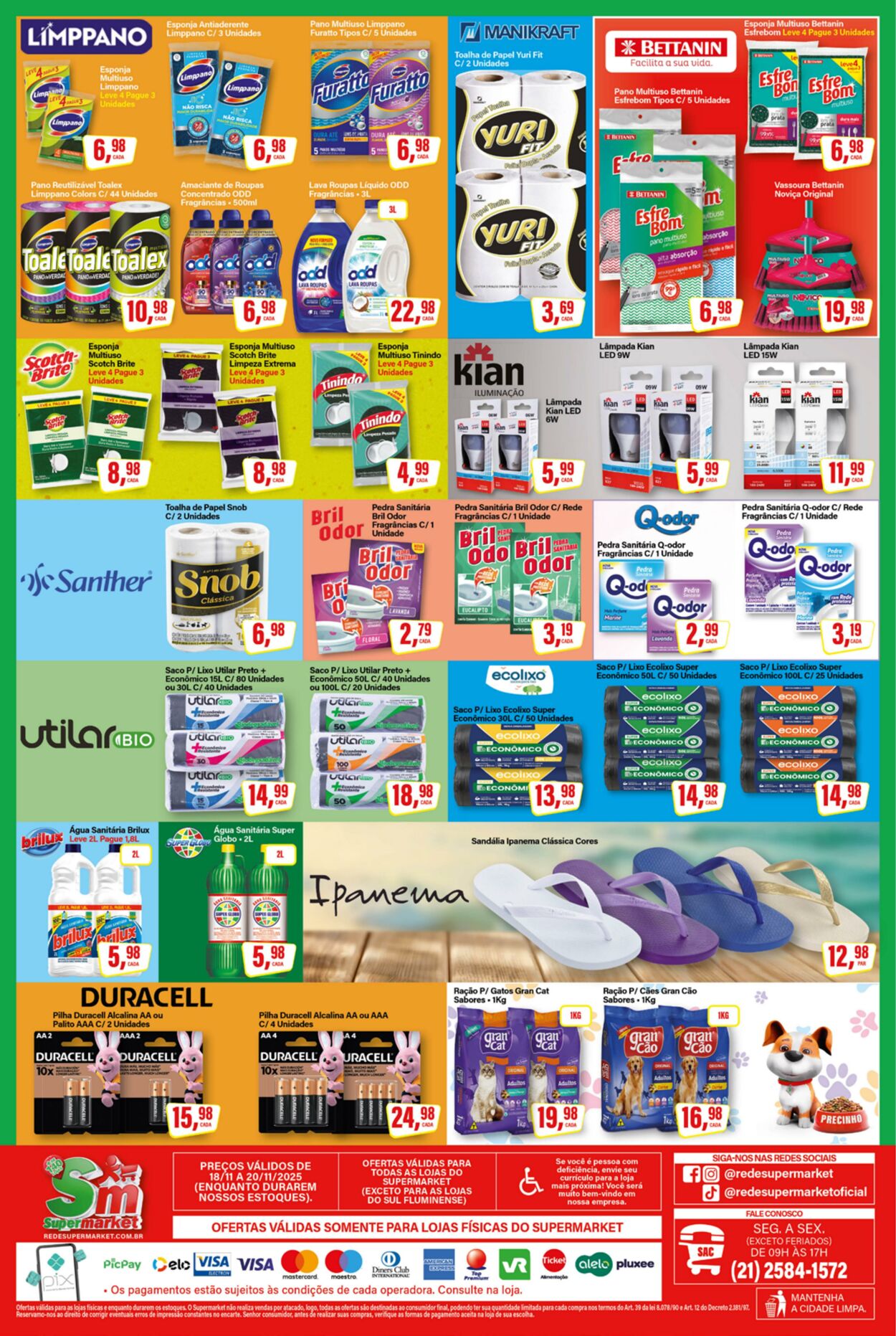 Folheto SM Supermarket 21.11.2025 - 05.12.2025