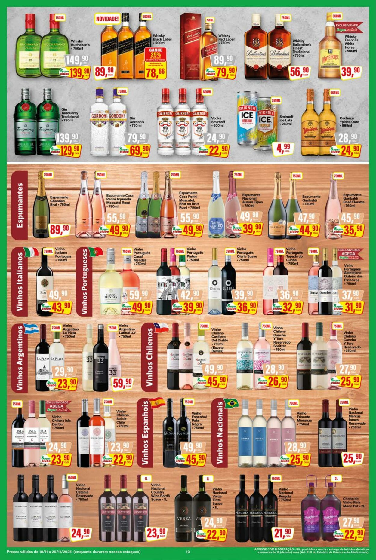 Folheto SM Supermarket 21.11.2025 - 05.12.2025