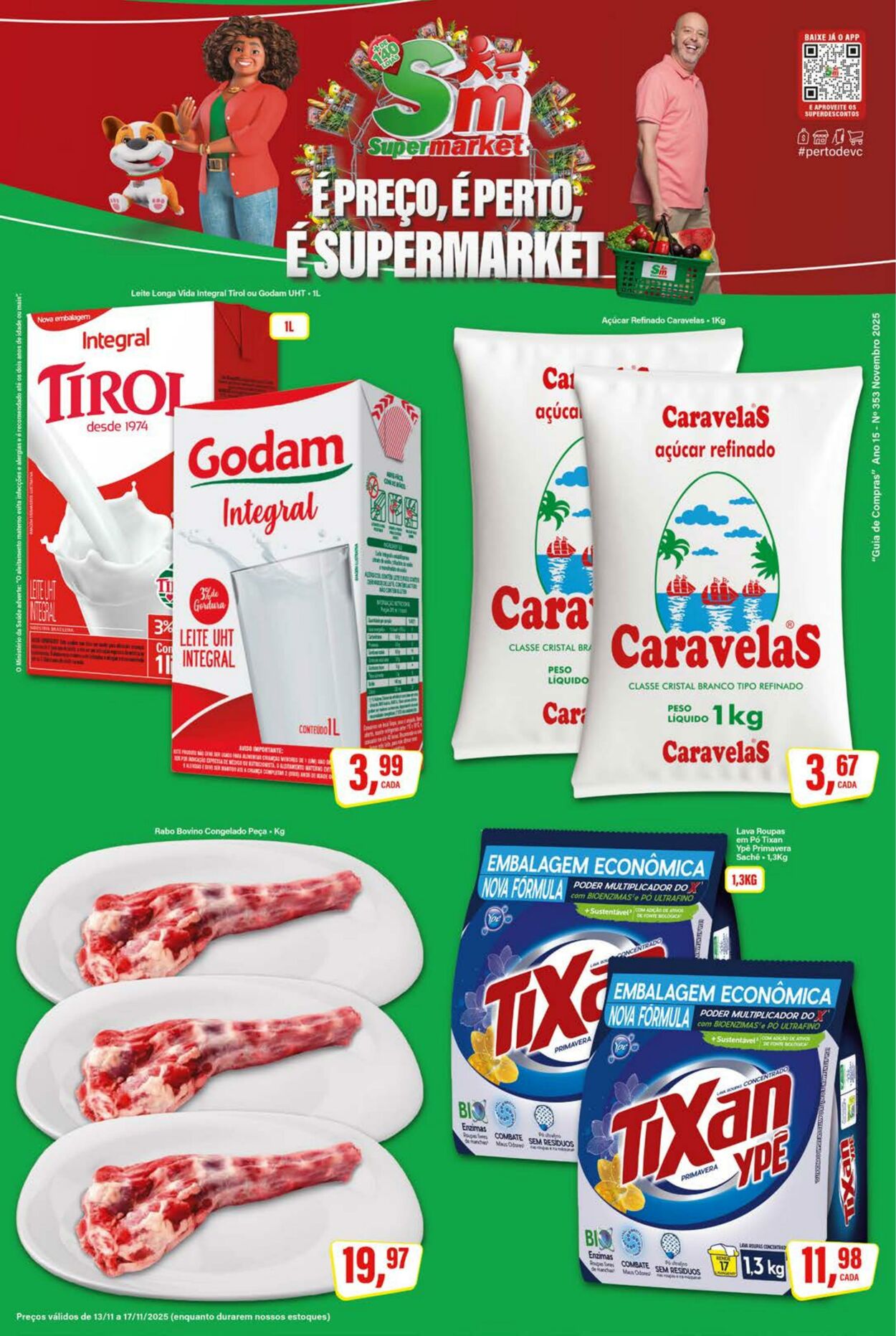 Folheto SM Supermarket 17.11.2025 - 01.12.2025
