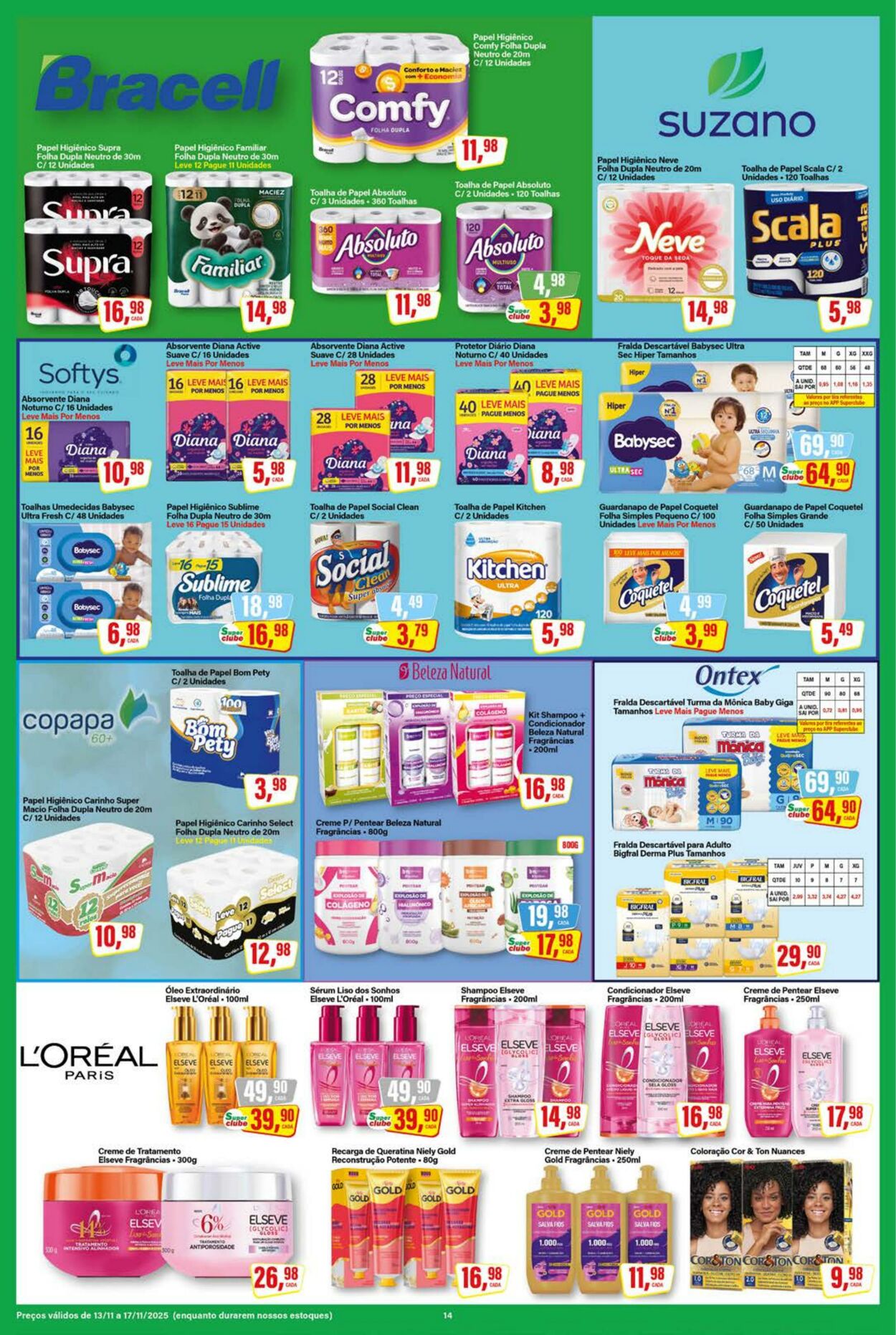 Folheto SM Supermarket 17.11.2025 - 01.12.2025
