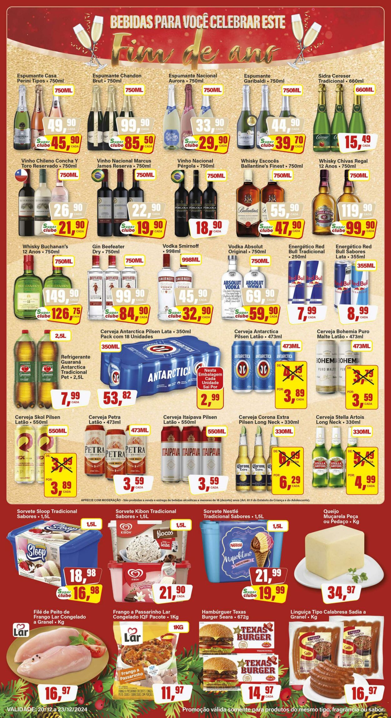 Folheto SM Supermarket 21.12.2024 - 04.01.2025