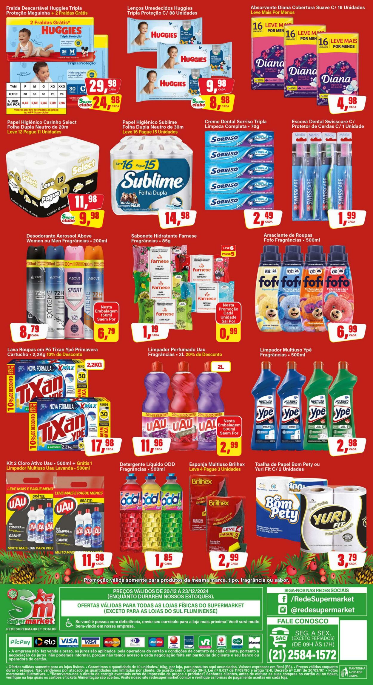 Folheto SM Supermarket 21.12.2024 - 04.01.2025