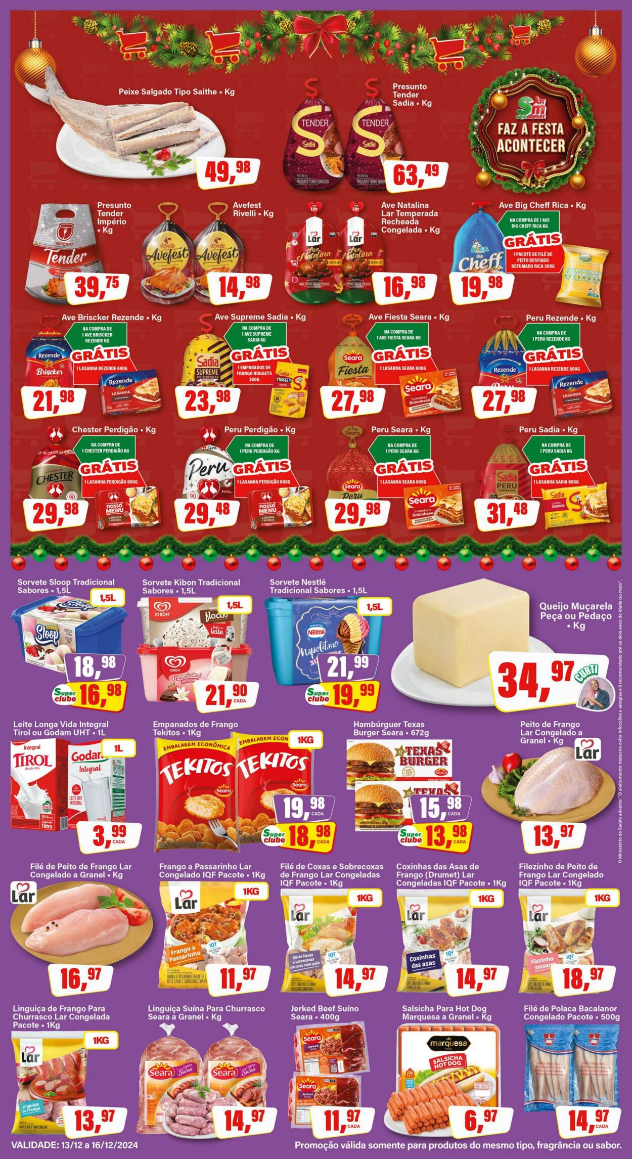 Folheto SM Supermarket 15.12.2024 - 29.12.2024