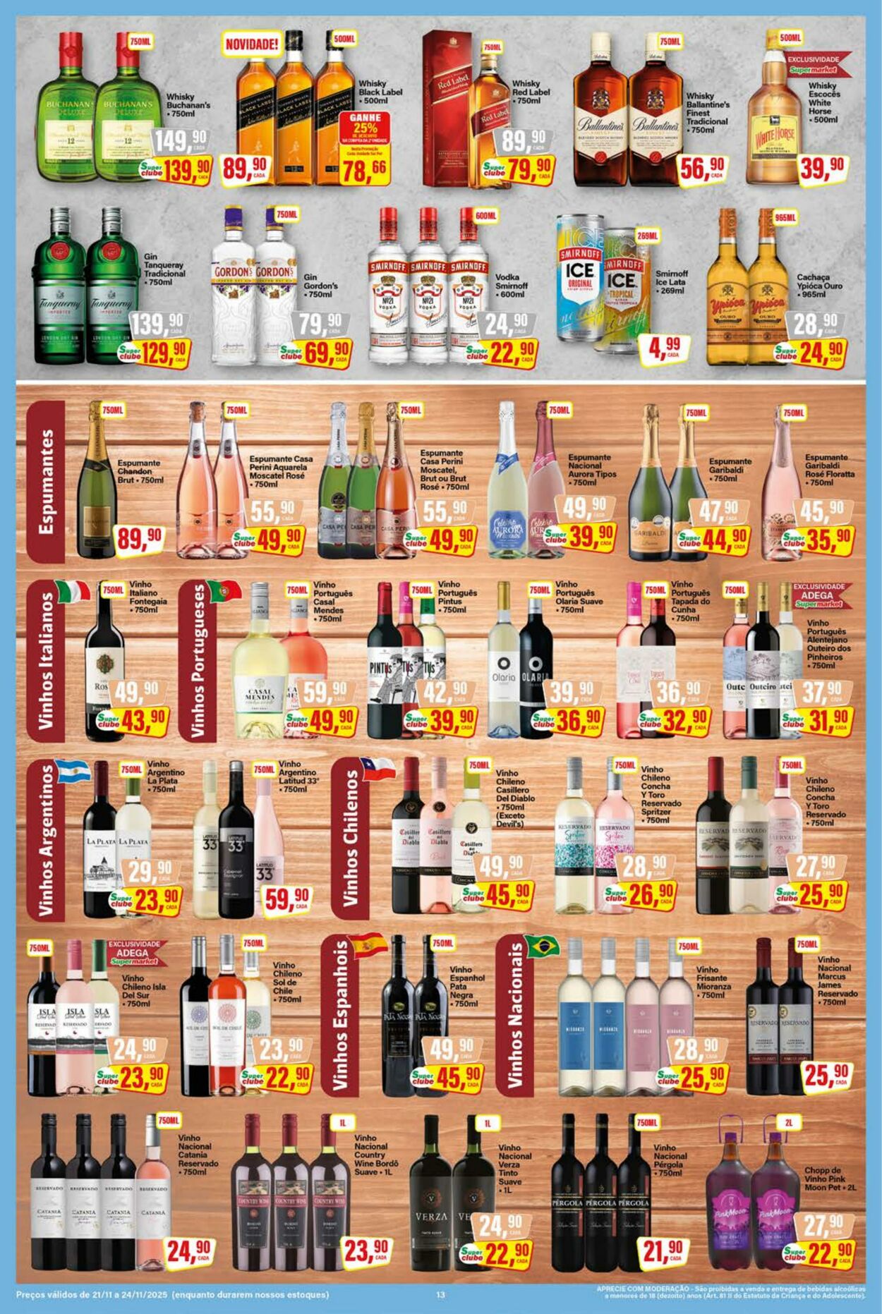 Folheto SM Supermarket 21.11.2025 - 05.12.2025
