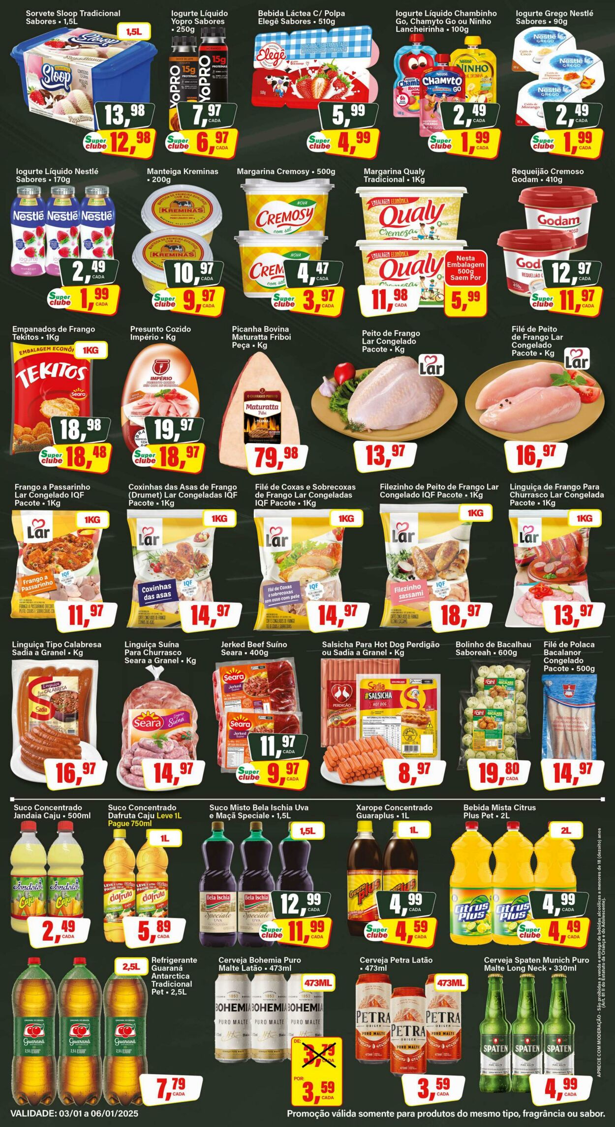 Folheto SM Supermarket 06.01.2025 - 20.01.2025