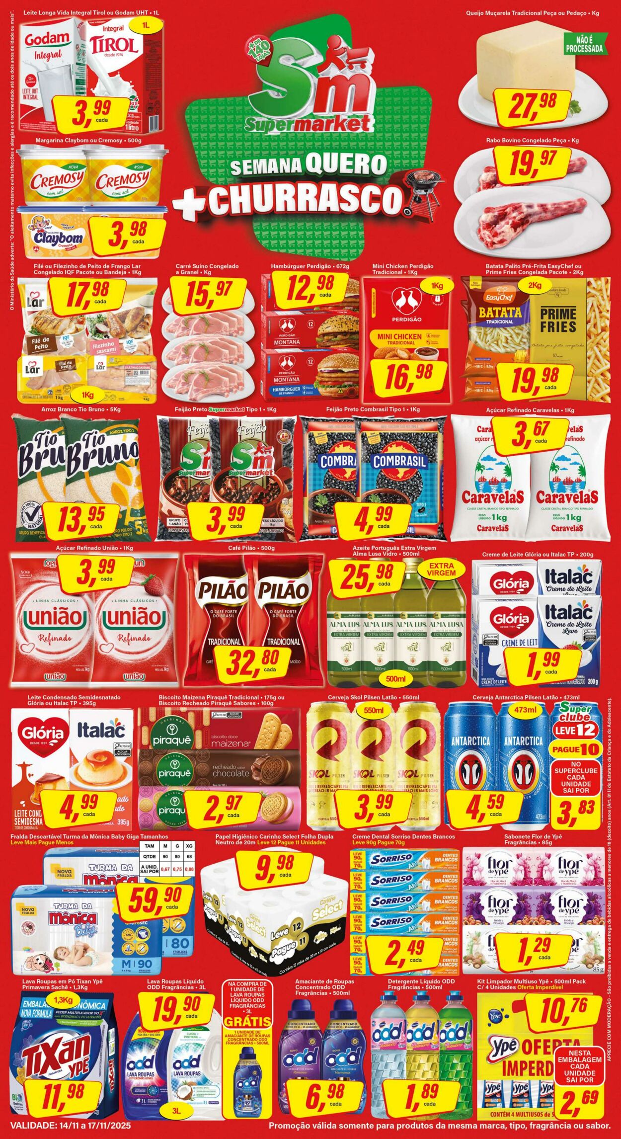 Folheto SM Supermarket 17.11.2025 - 01.12.2025