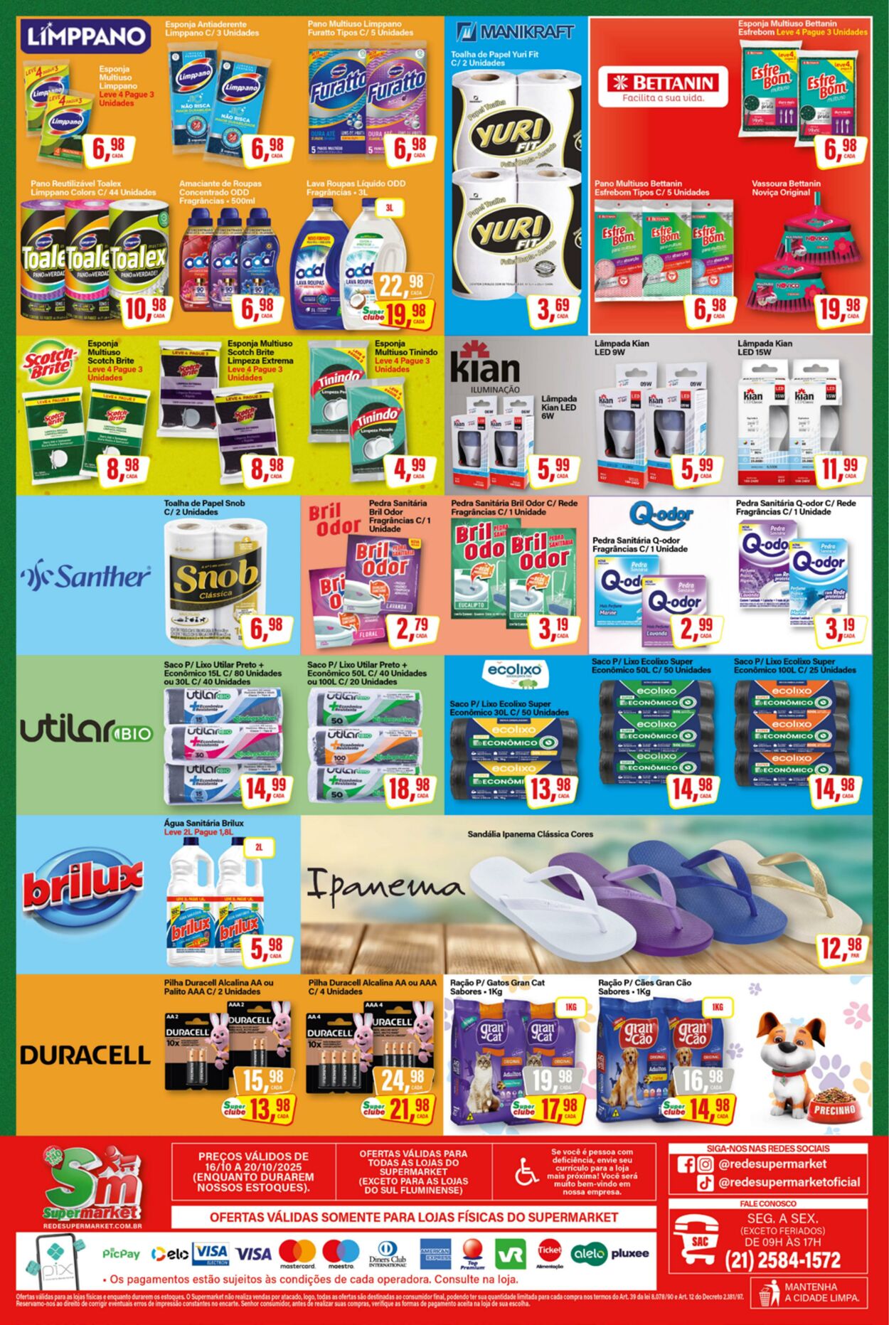 Folheto SM Supermarket 17.10.2025 - 31.10.2025
