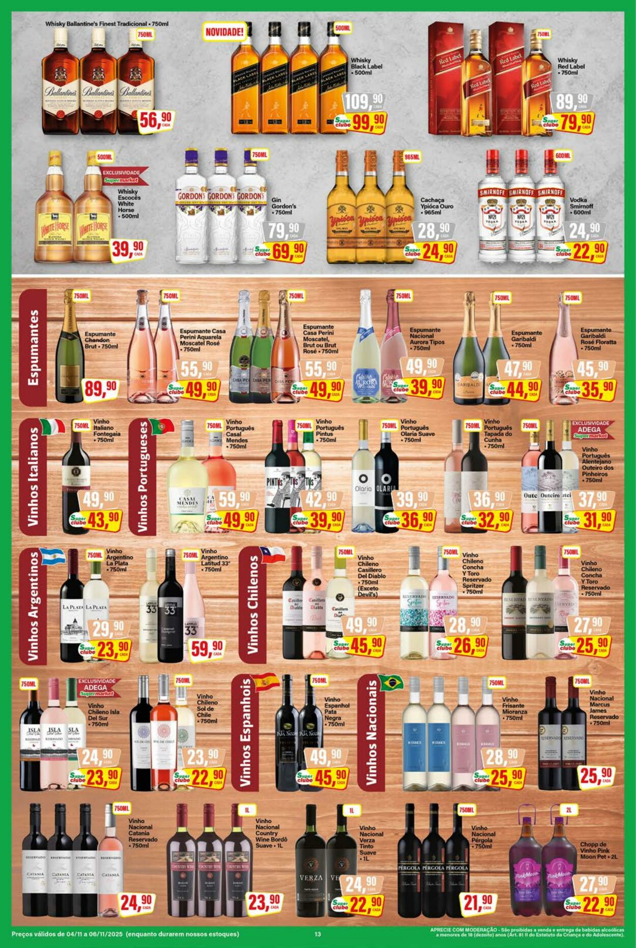 Folheto SM Supermarket 05.11.2025 - 19.11.2025