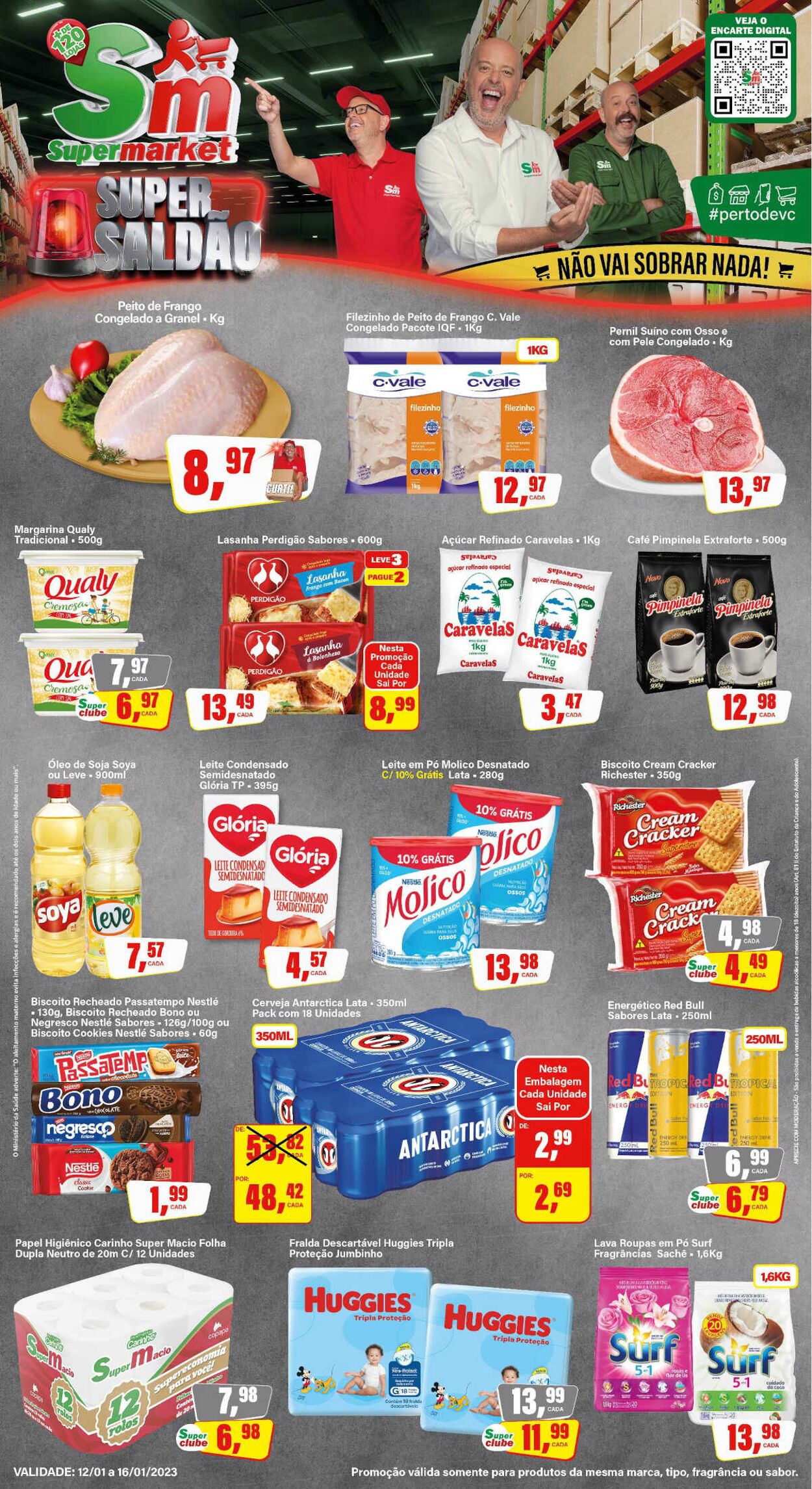 Folheto SM Supermarket 09.01.2023 - 11.01.2023