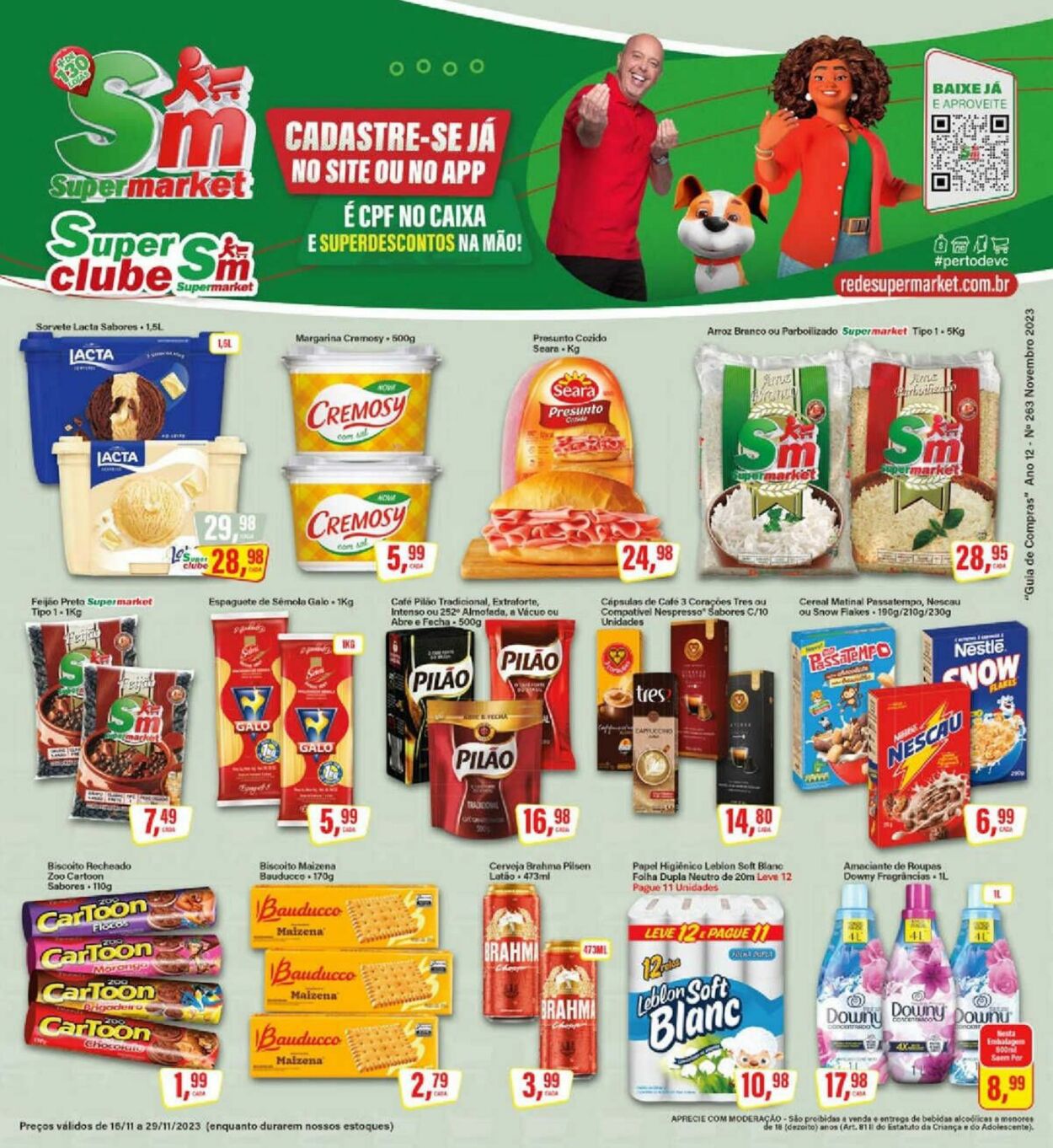 Folheto SM Supermarket 17.11.2023 - 29.11.2023