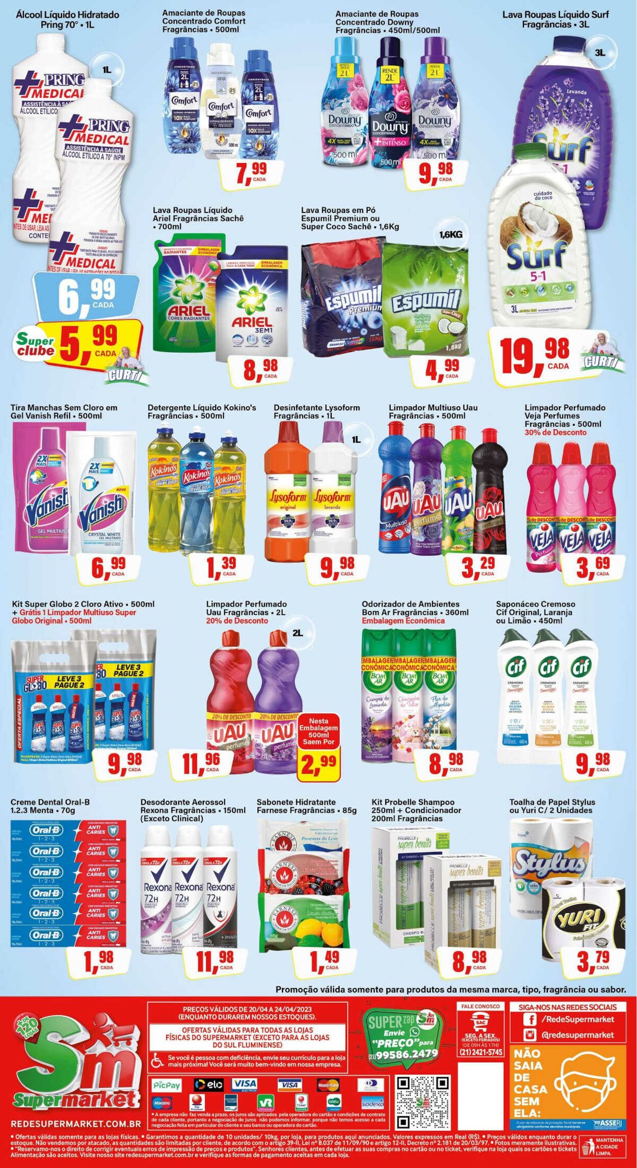 Folheto SM Supermarket 20.04.2023 - 24.04.2023
