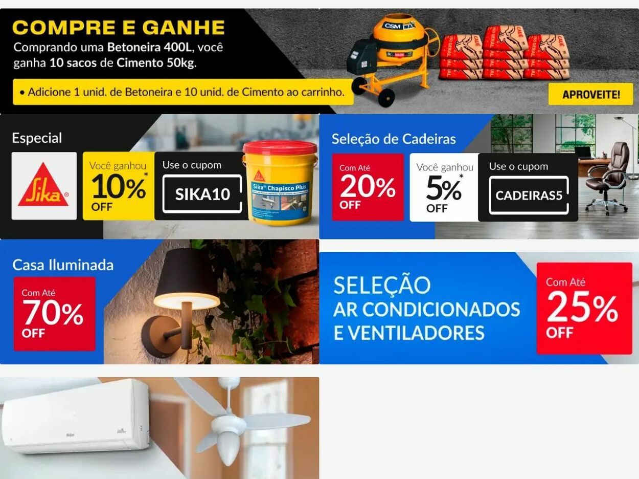 Sodimac Folhetos promocionais