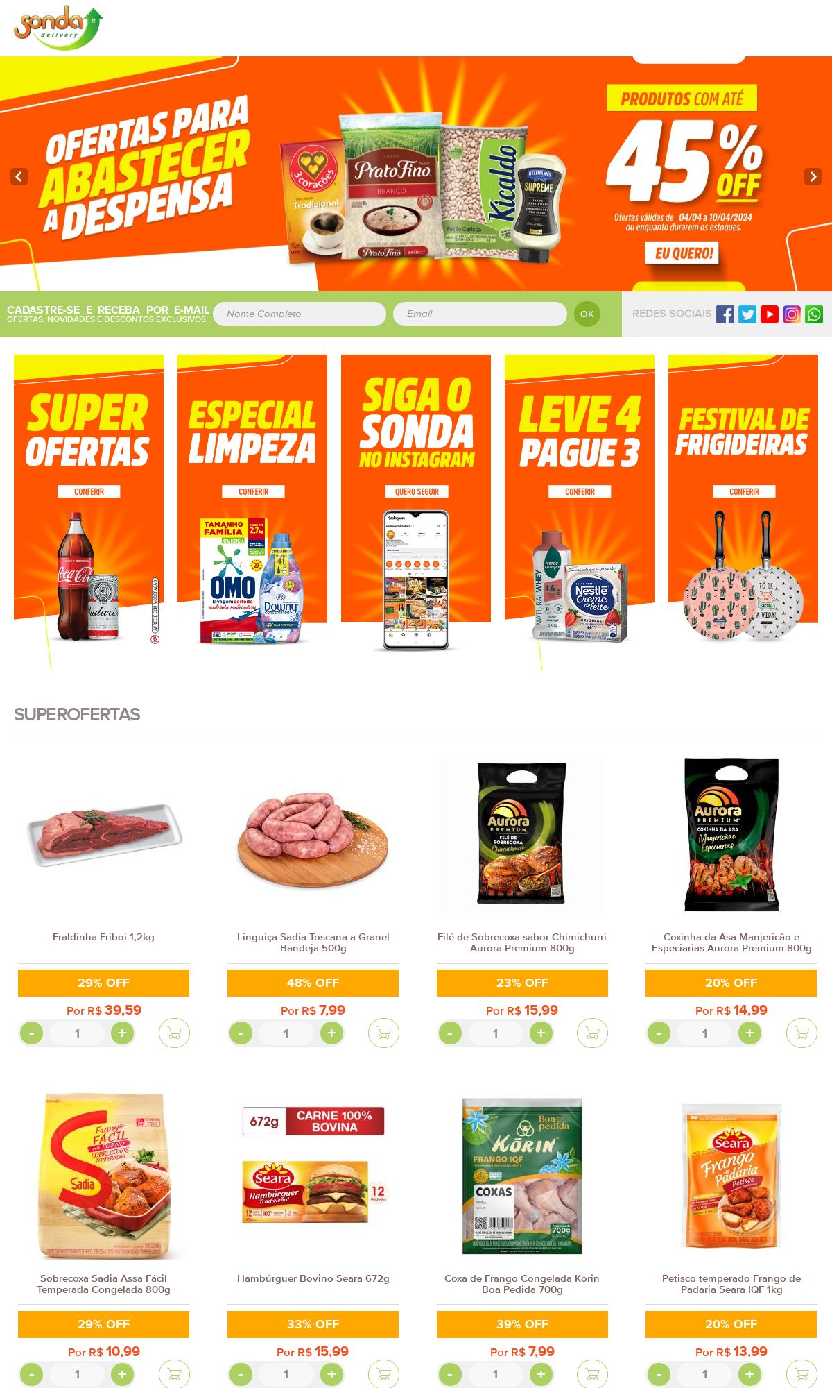 Folheto Sonda Supermercados 08.04.2024 - 17.04.2024