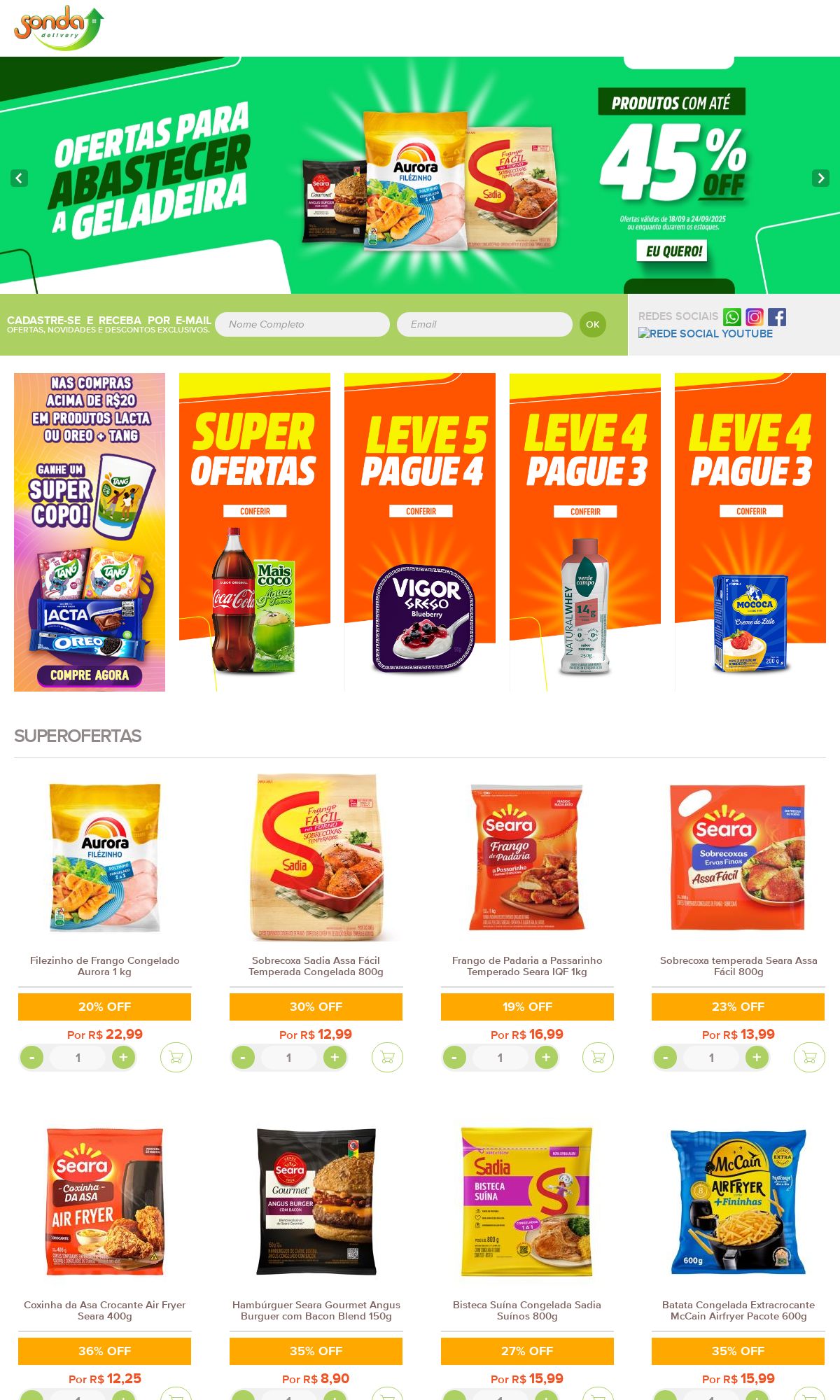 Folheto Sonda Supermercados 22.09.2025 - 01.10.2025