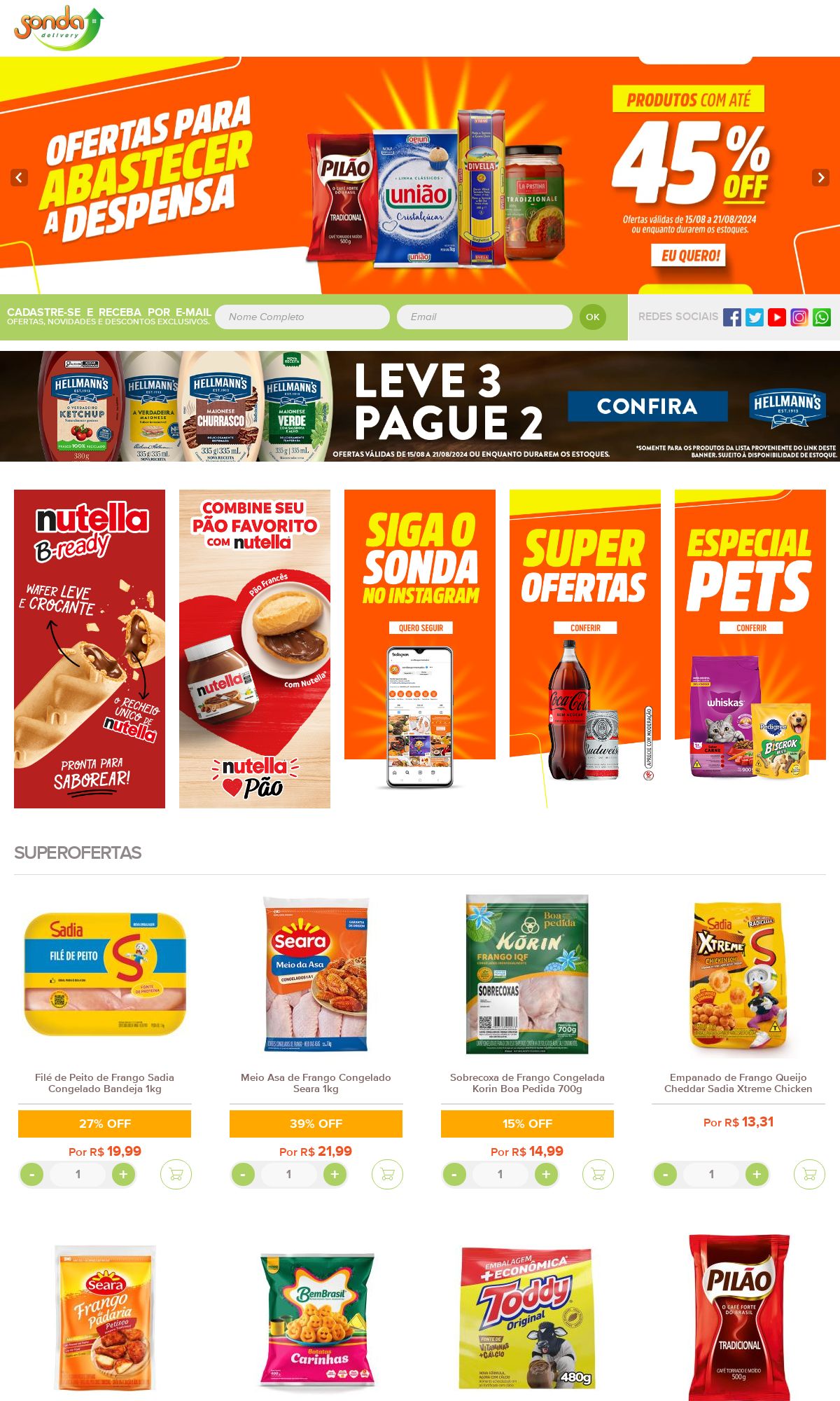 Folheto Sonda Supermercados 19.08.2024 - 28.08.2024