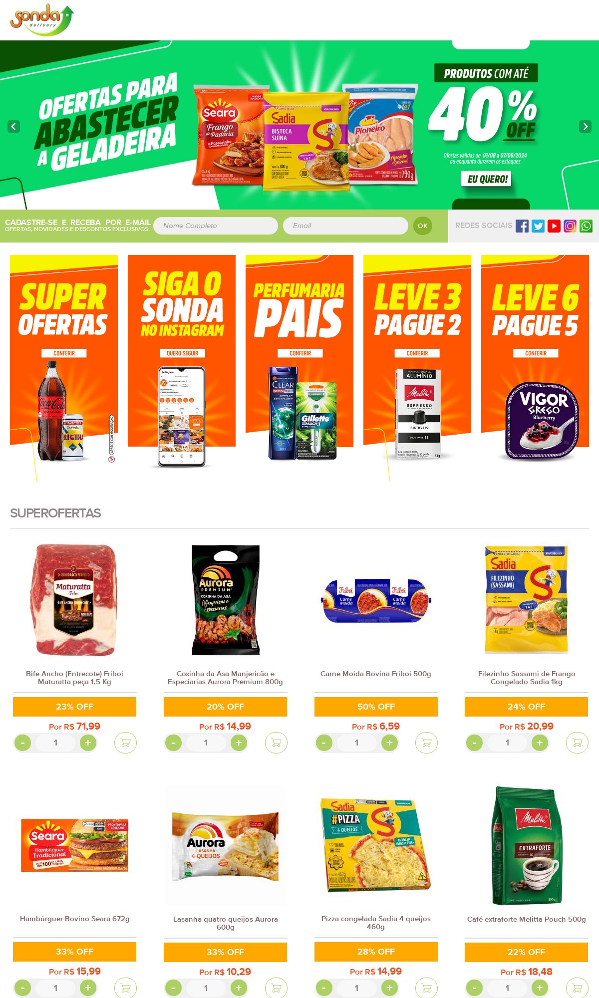 Folheto Sonda Supermercados 05.08.2024 - 14.08.2024