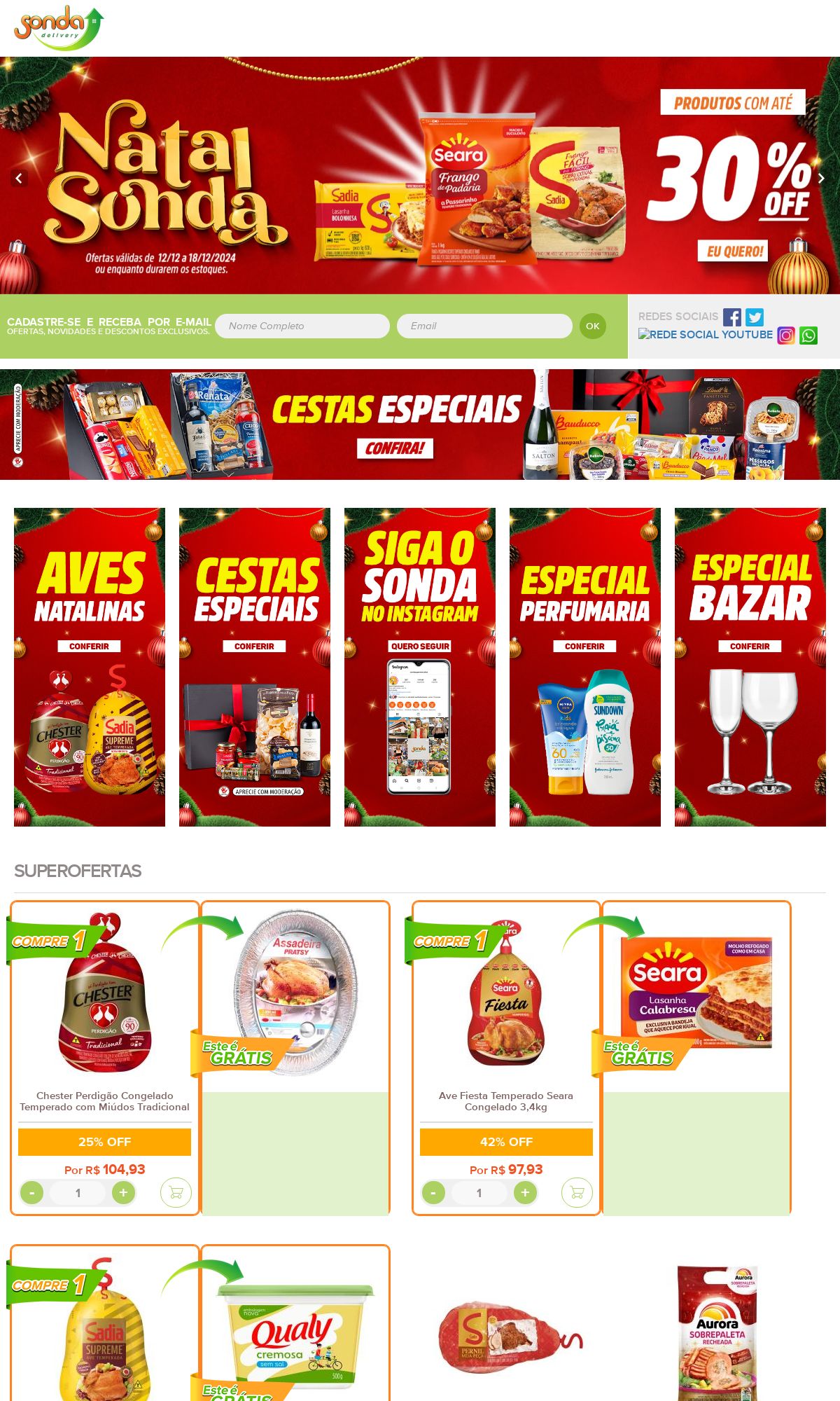 Folheto Sonda Supermercados 16.12.2024 - 25.12.2024