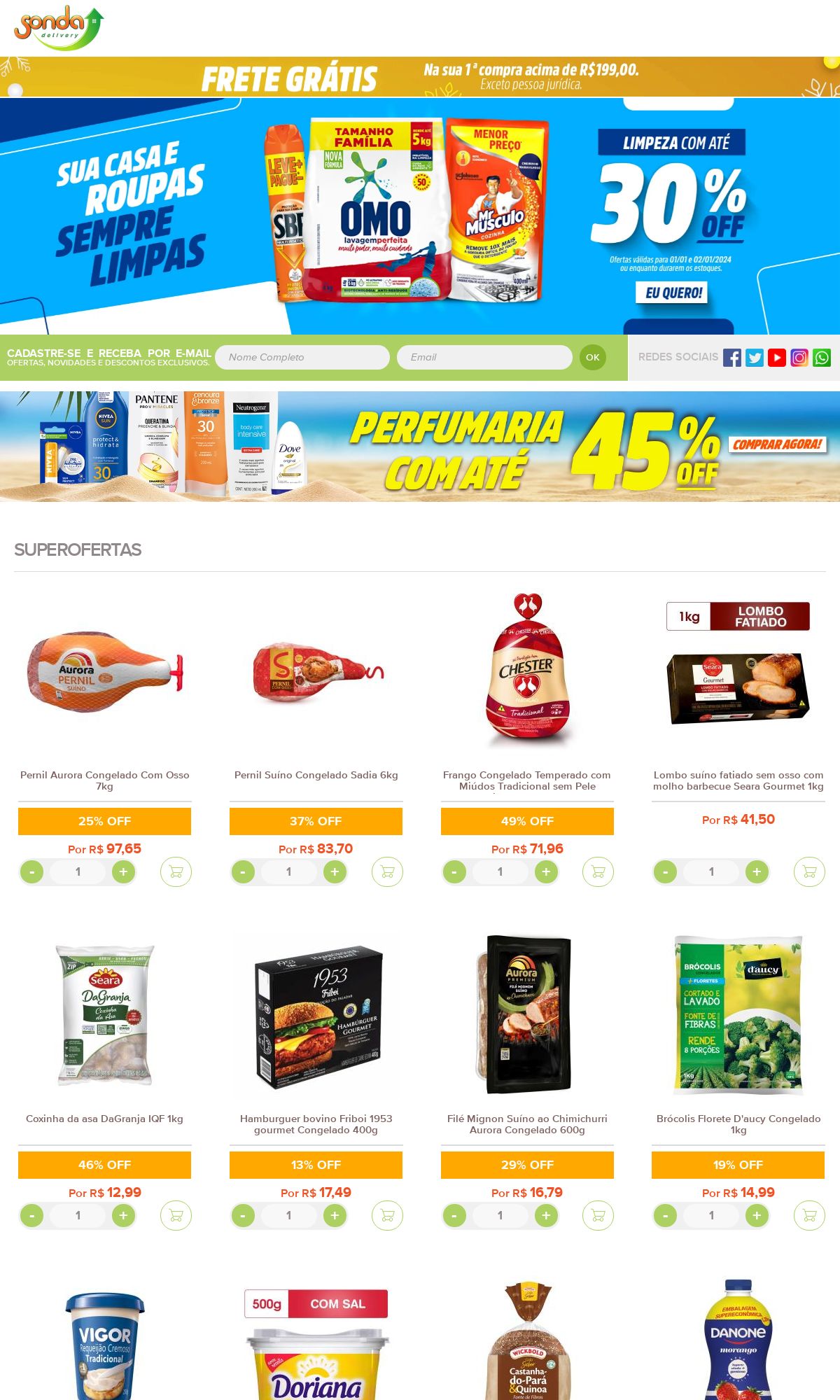 Folheto Sonda Supermercados 01.01.2024 - 10.01.2024