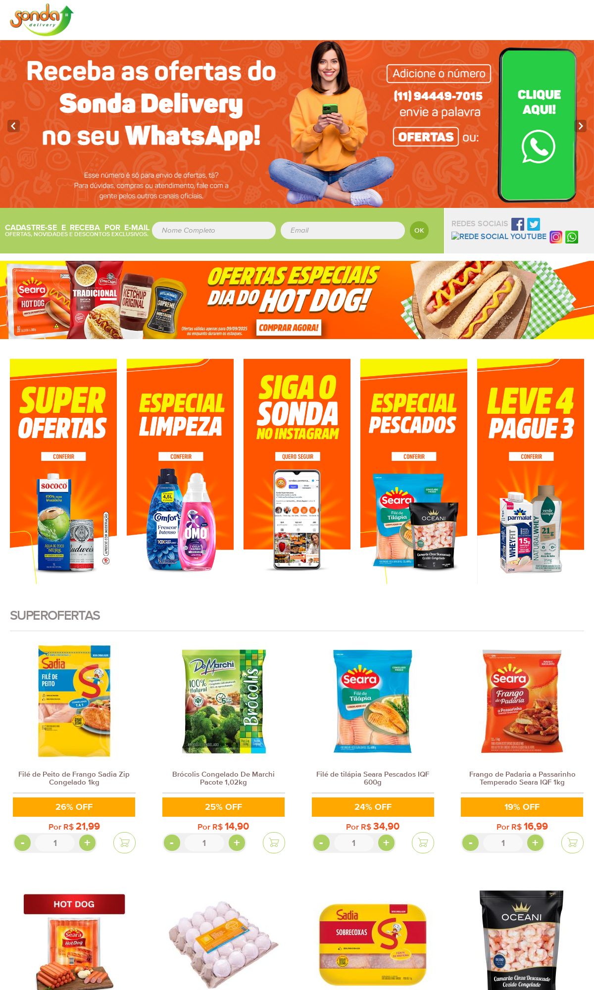 Folheto Sonda Supermercados 08.09.2025 - 17.09.2025