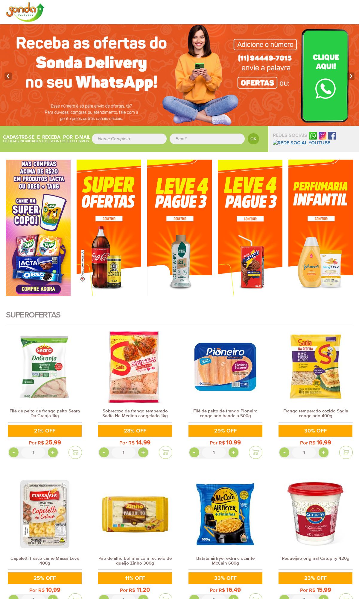 Folheto Sonda Supermercados 13.10.2025 - 22.10.2025