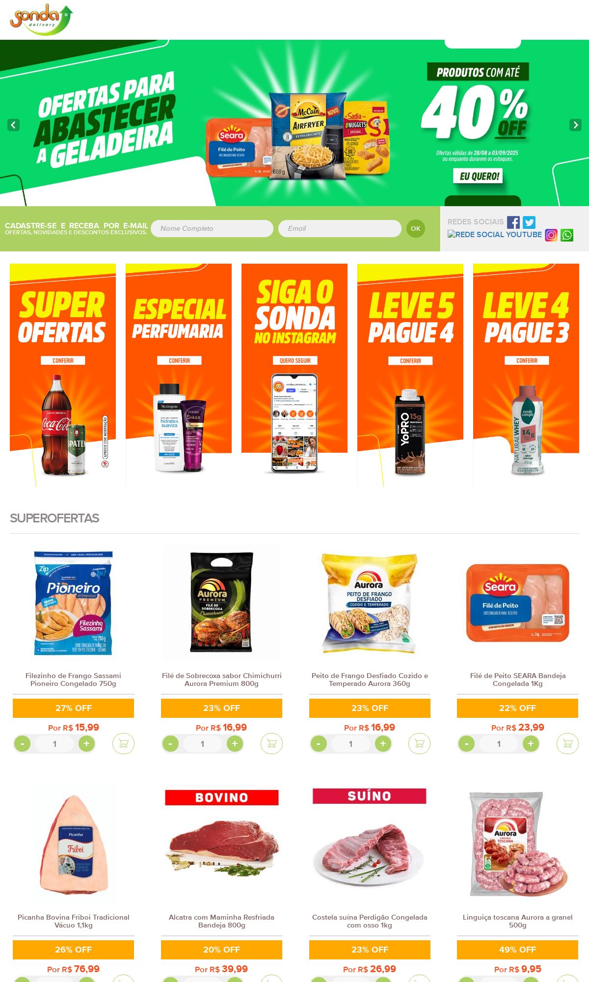 Folheto Sonda Supermercados 01.09.2025 - 10.09.2025
