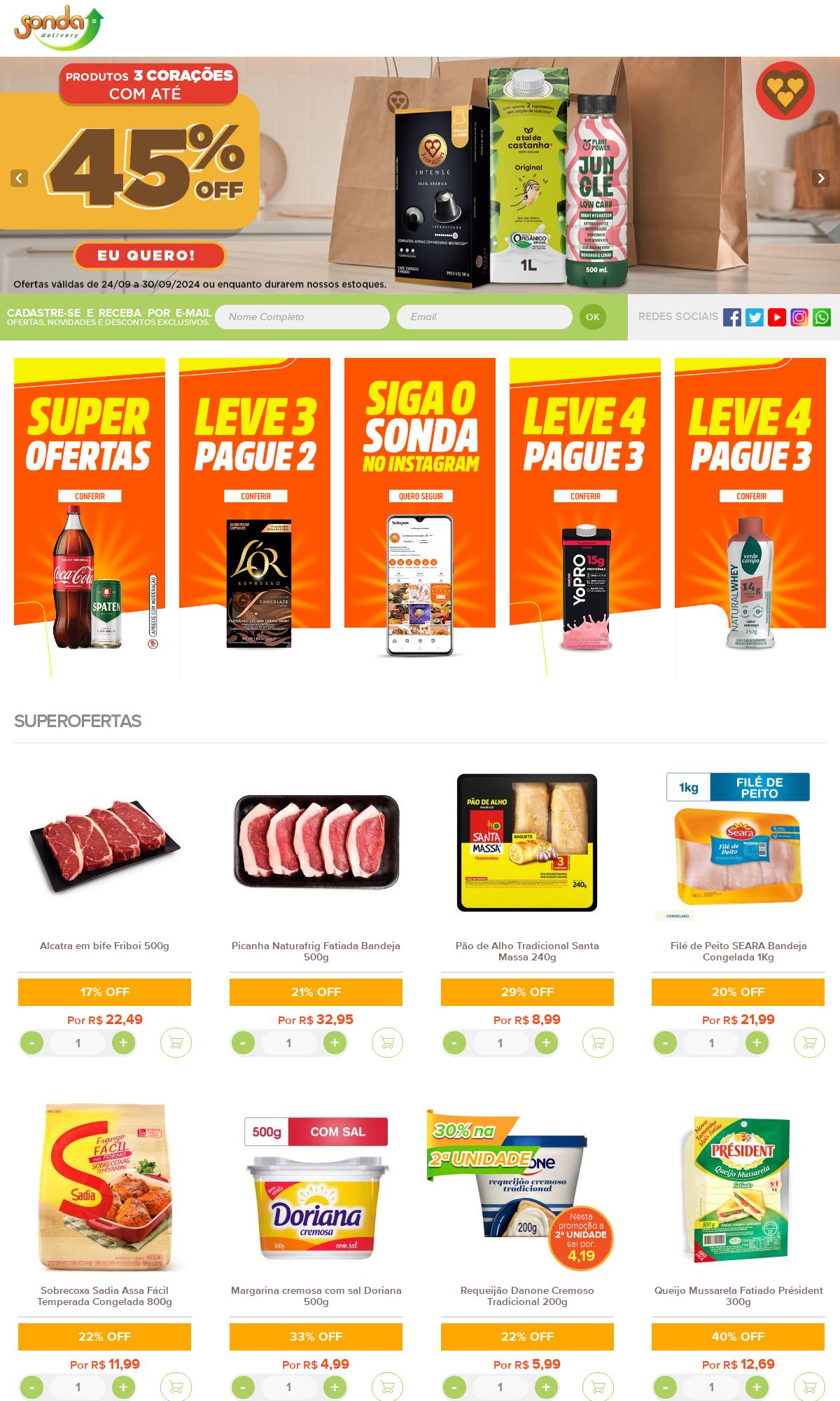 Folheto Sonda Supermercados 30.09.2024 - 09.10.2024