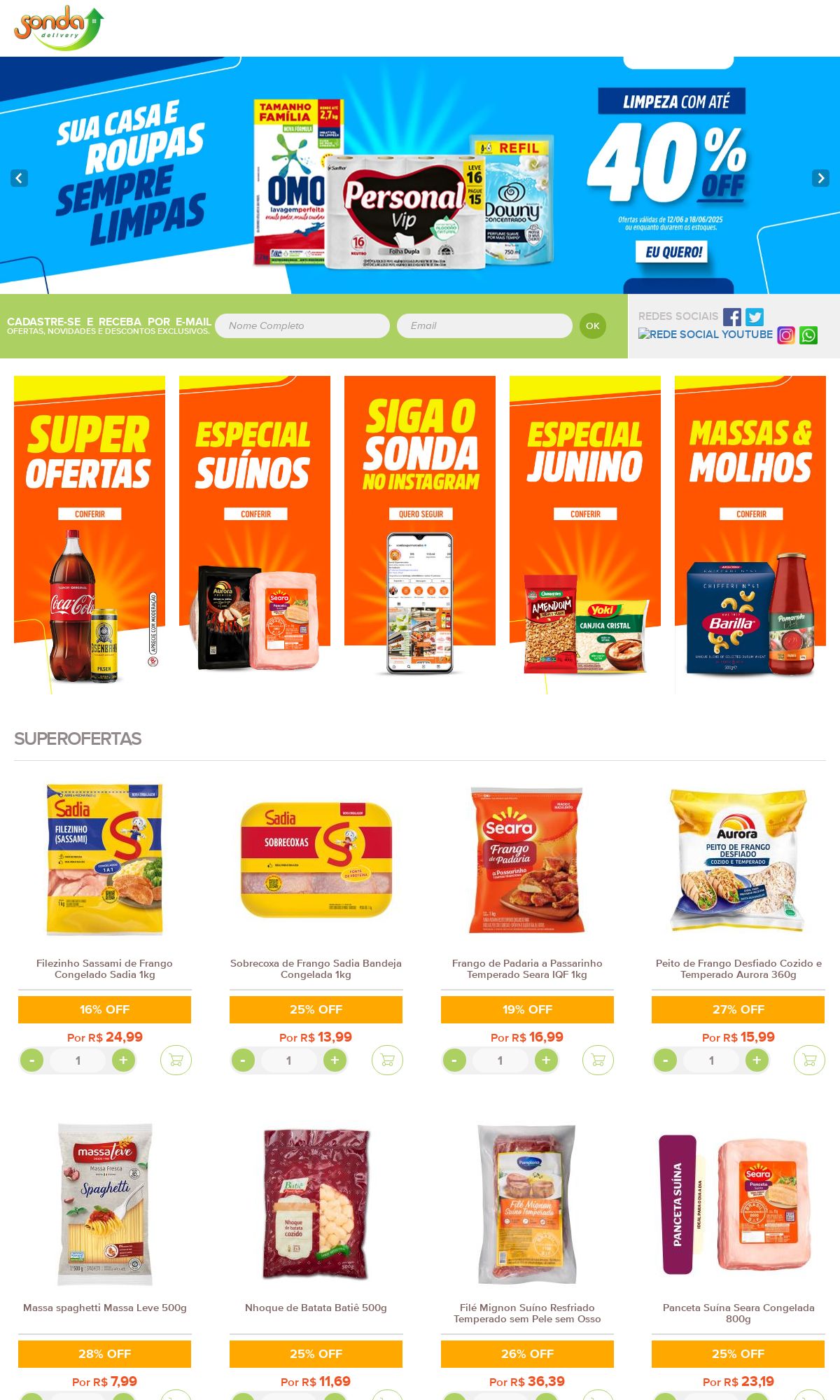 Folheto Sonda Supermercados 16.06.2025 - 25.06.2025