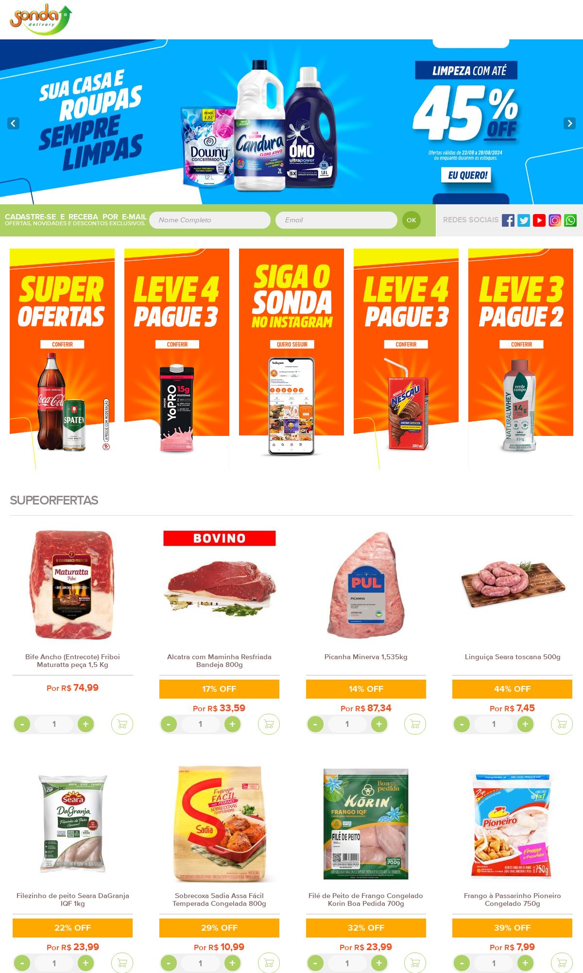 Folheto Sonda Supermercados 26.08.2024 - 04.09.2024